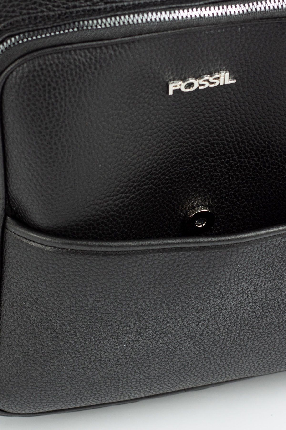 FOSSİL 7002 Unisex Sırt Çantası Laptop Çantası Evrak Çantası Siyah görsel 5