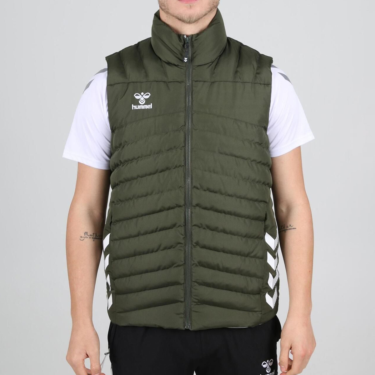Hummel Winner Erkek Yeşil Dik Yaka Yelek