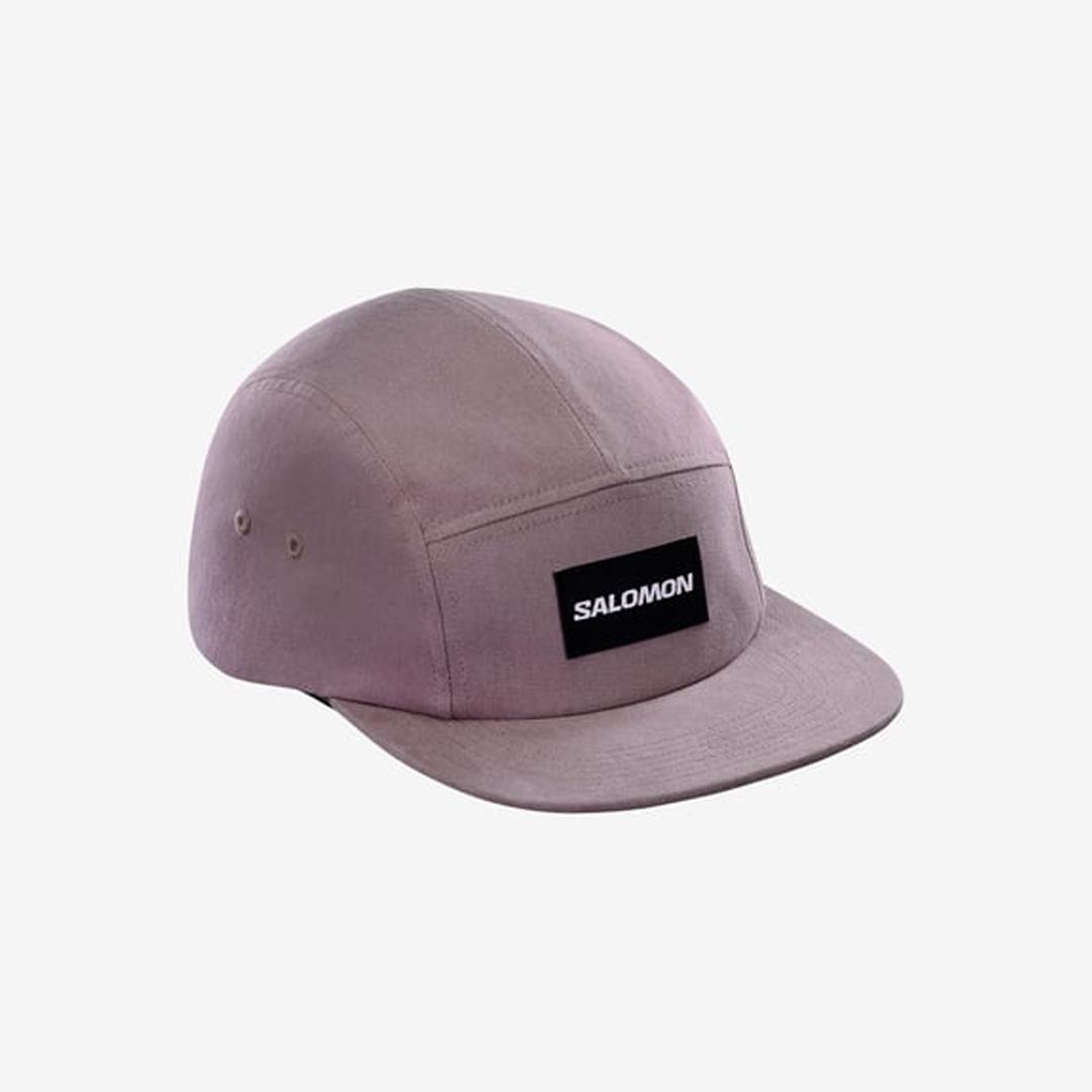 Salomon Five Panel Unisex Mor Şapka