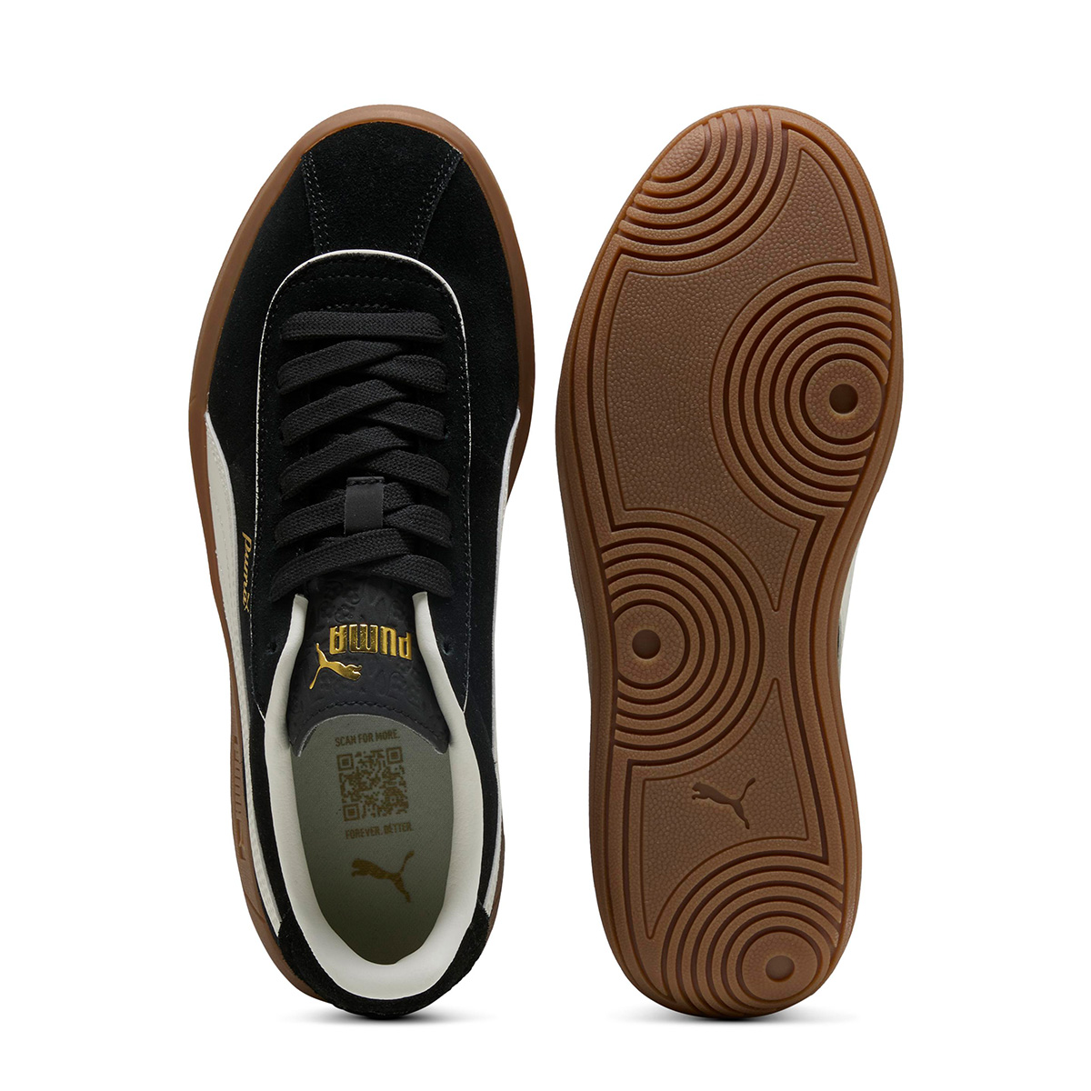 Puma Club Klassika Sd Kadın Siyah Sneaker görsel 4