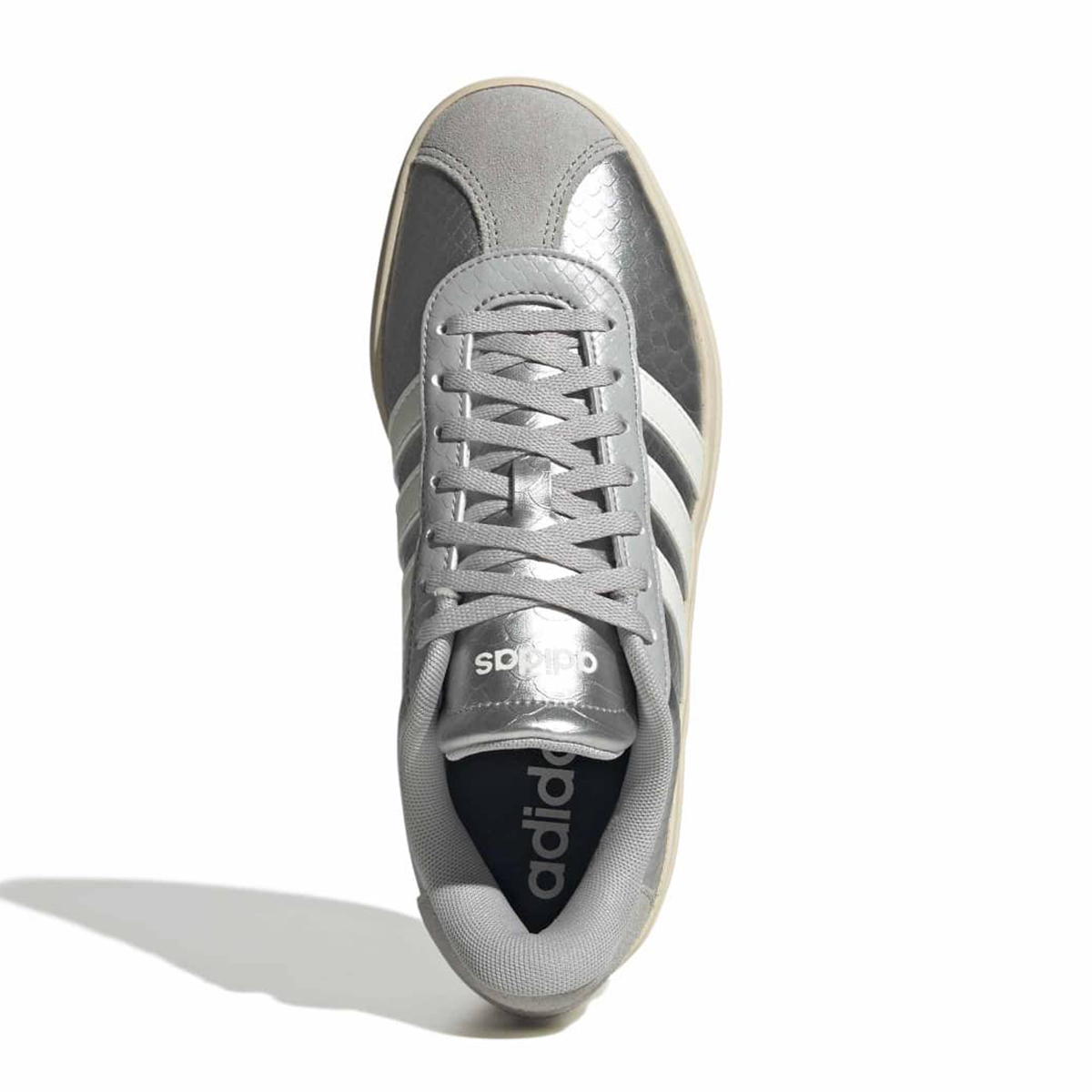 Adidas VL Court Bold Kadın Gümüş Sneaker görsel 3