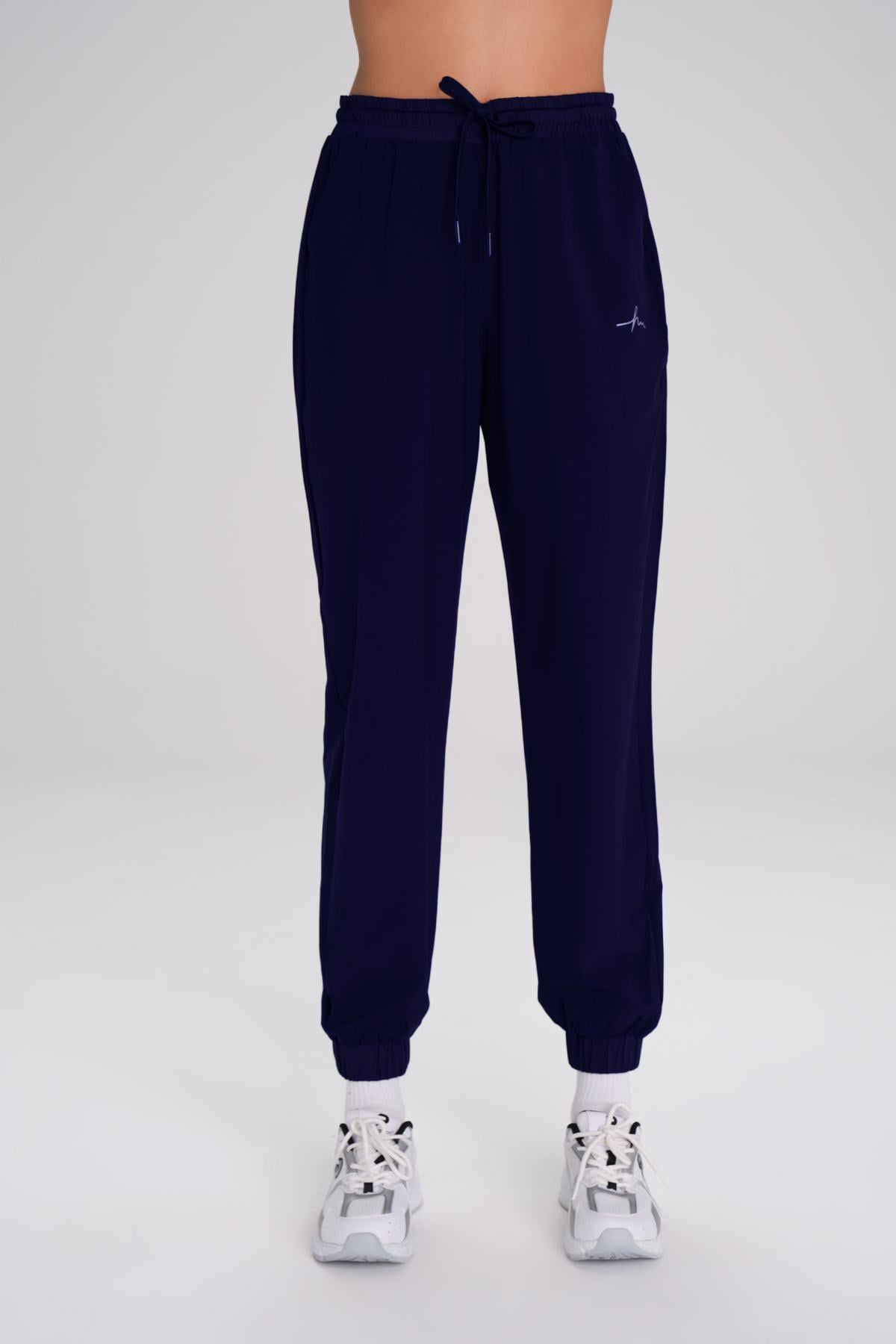 Haşema Active Lastikli Paça Lacivert Jogger Spor Pantolonu Eşofman Altı Act-1