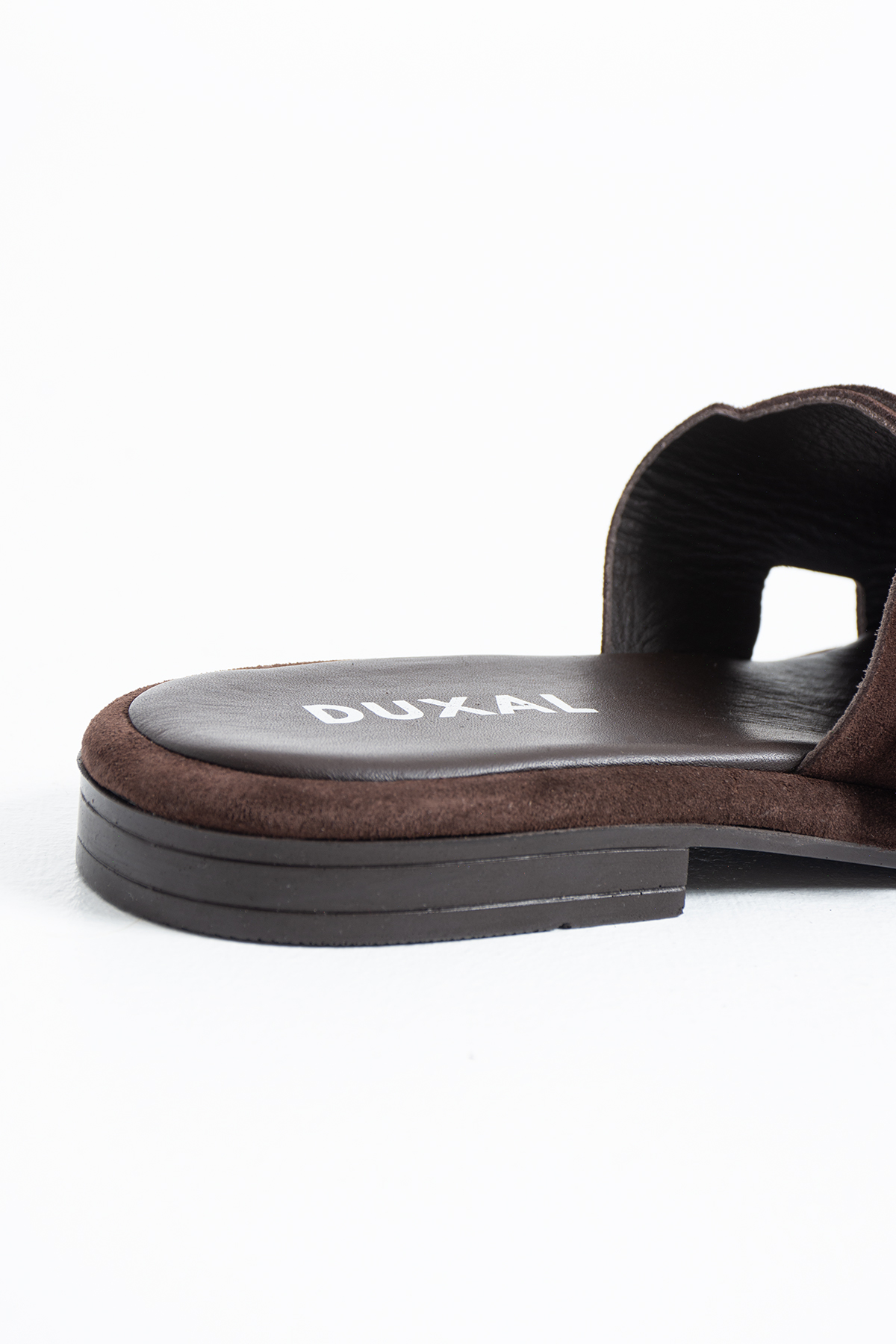 DUXAL SHOES Leomaris Hakiki Deri Yumuşak Tabanlı Çift Tokalı Günlük Terlik - Sandalet görsel 7