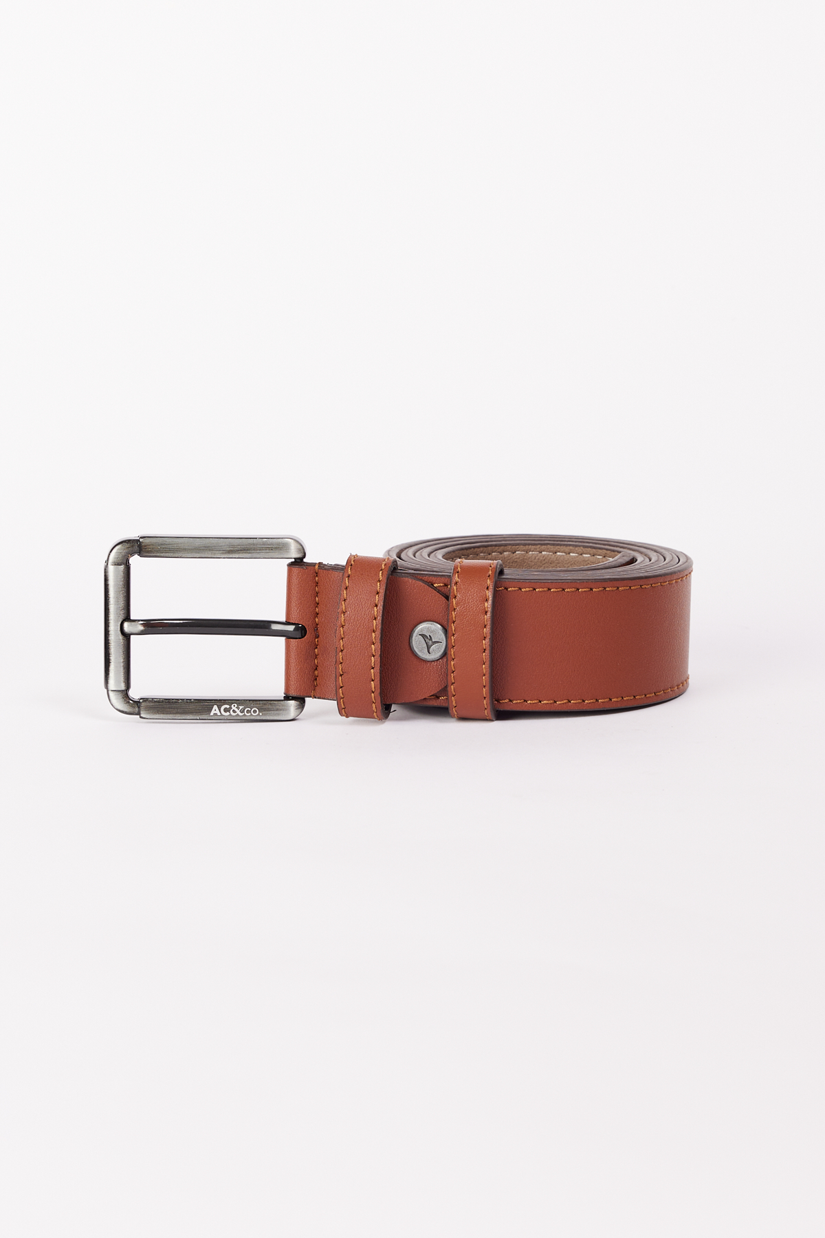 AC&Co / Altınyıldız Classics Erkek Taba Casual Suni Deri Kemer
