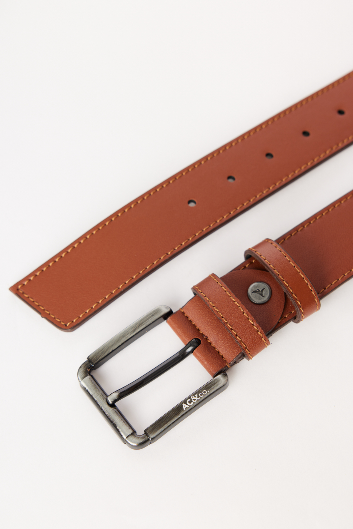 AC&Co / Altınyıldız Classics Erkek Taba Casual Suni Deri Kemer görsel 2