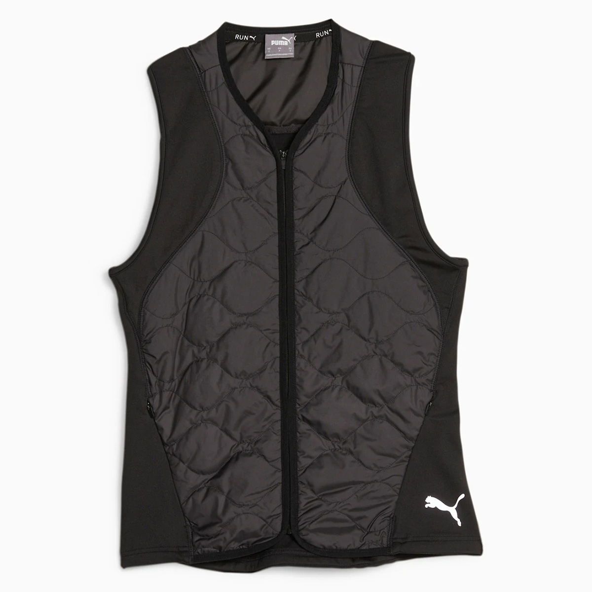 Puma Run Cloudspun Kadın Siyah Yuvarlak Yaka Yelek