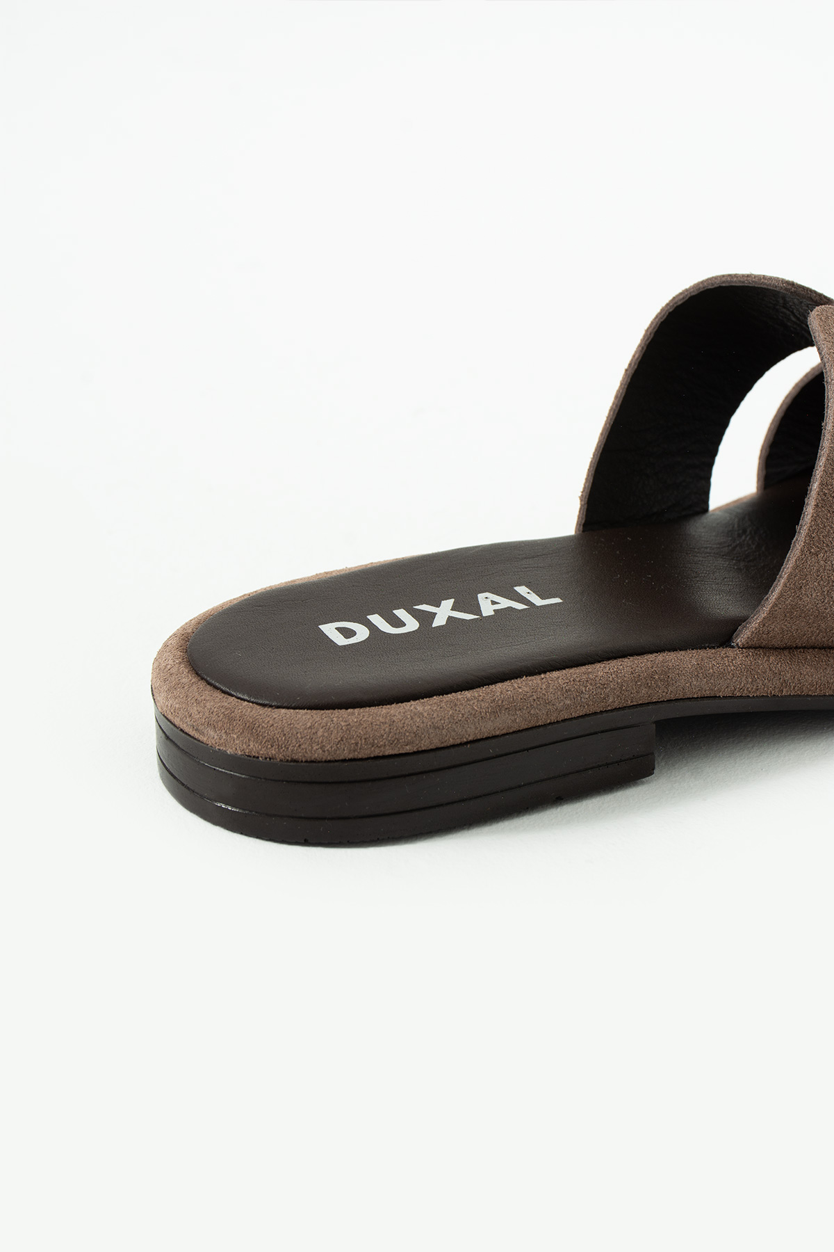 DUXAL SHOES Cordelia Kadın Hakiki Deri H-Bant Terlik - Günlük Cilt Deri Sandalet görsel 6