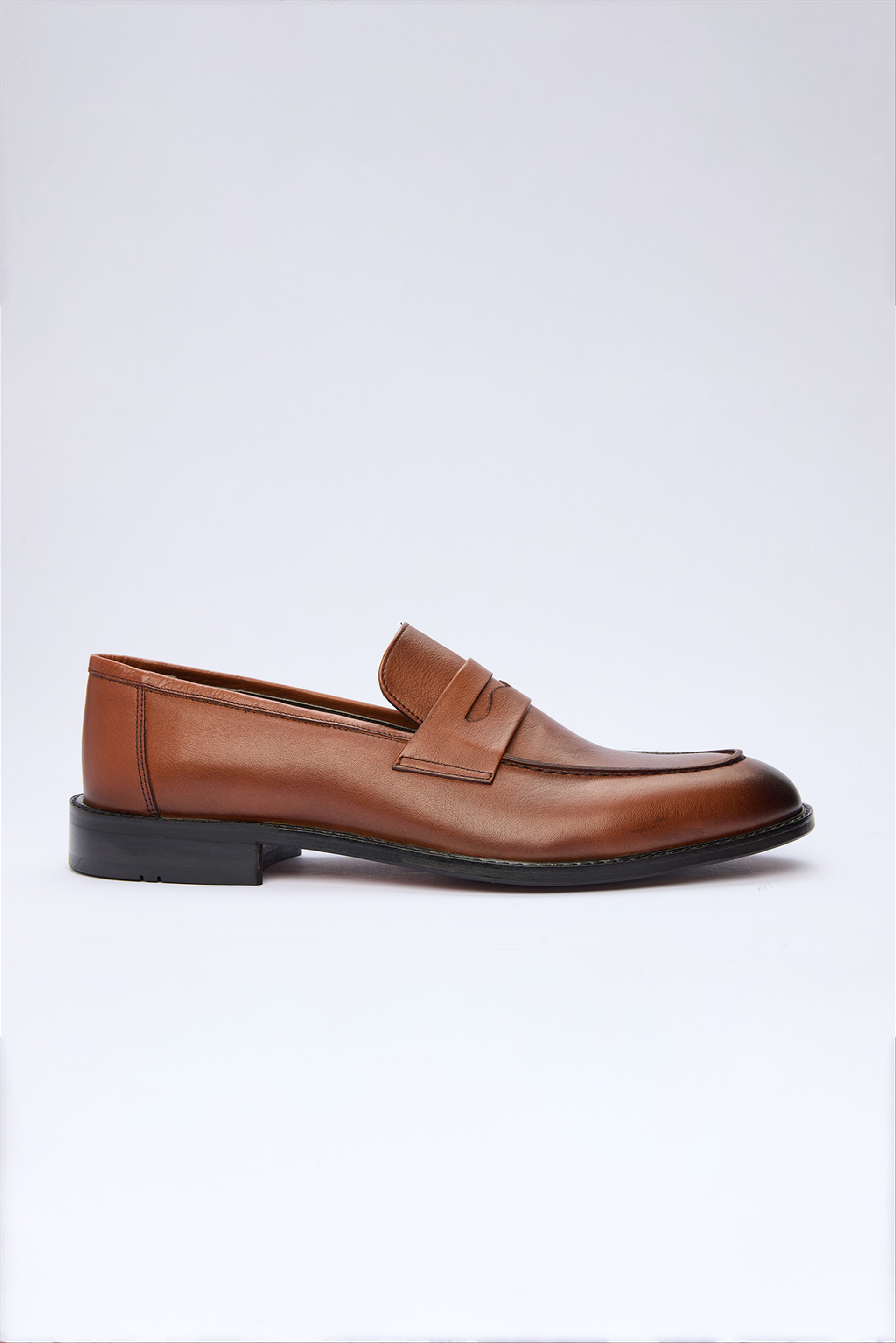 İMZA Camel Bağcıksız Antik %100 Deri Ayakkabı 1033260150