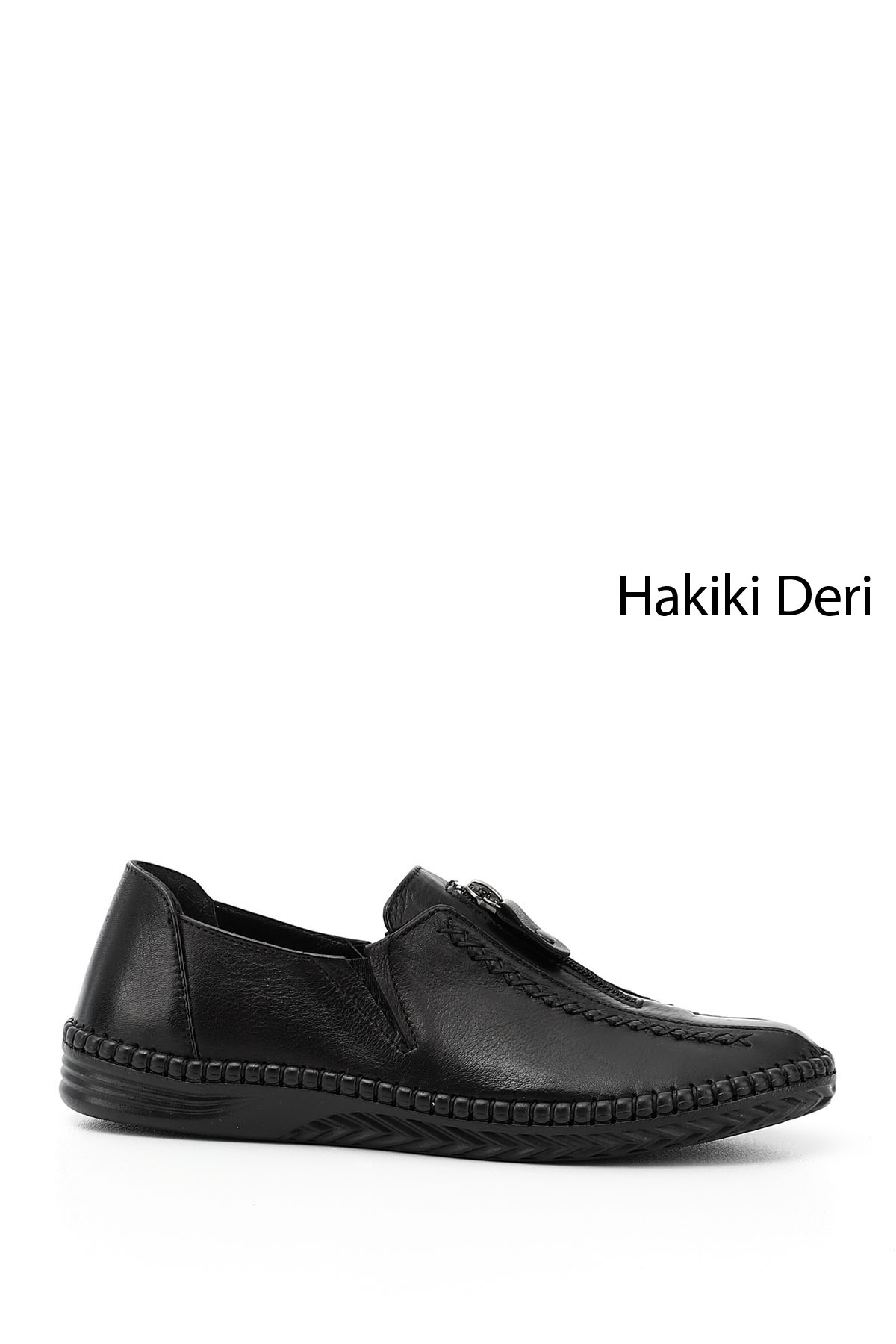 GÖNDERİ(R) Kadın ZÜMRÜT-SİYAH Hakiki Deri Comfort Ayakkabı