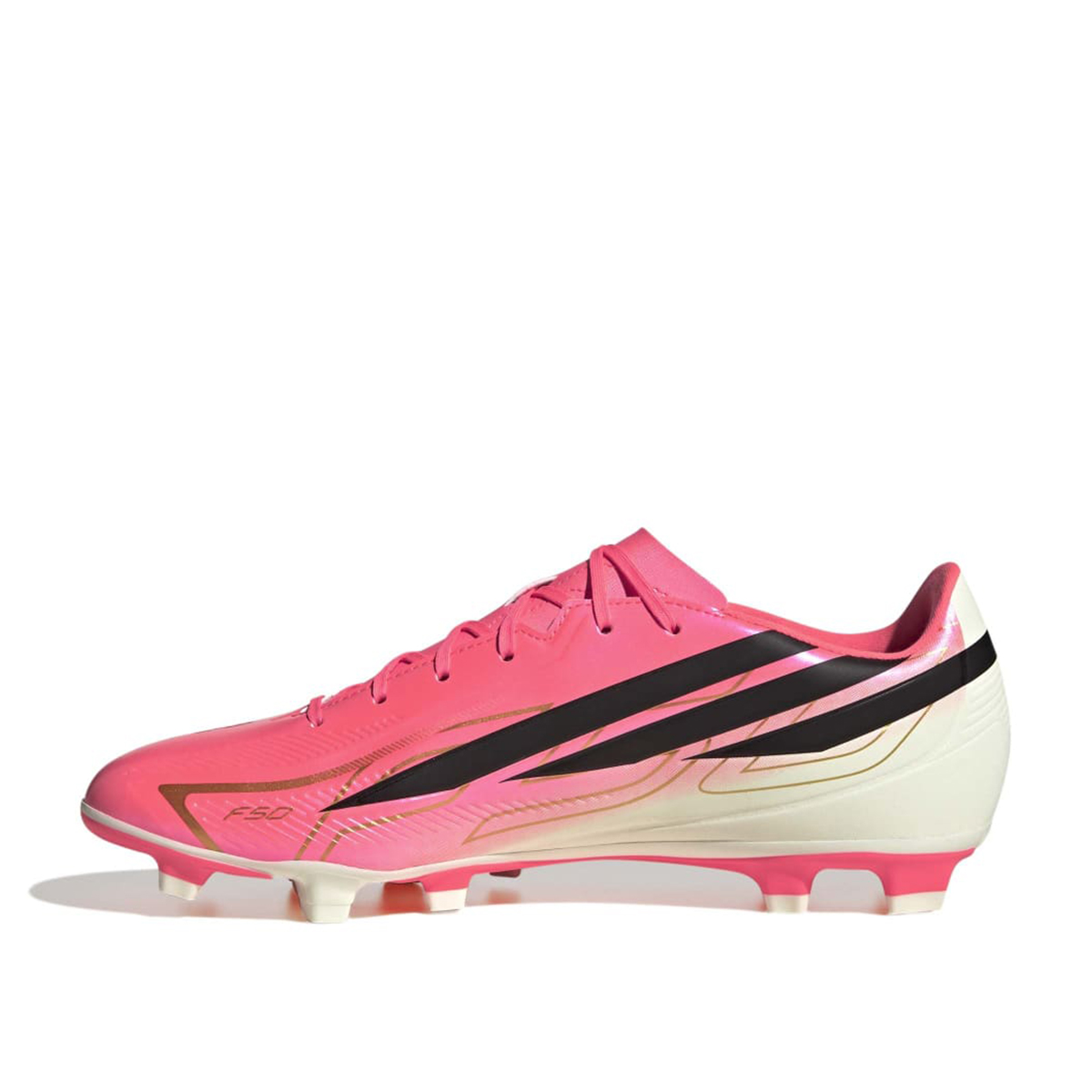 Adidas F50 Hyperfast Club Fg/Mg Erkek Pembe Krampon görsel 2