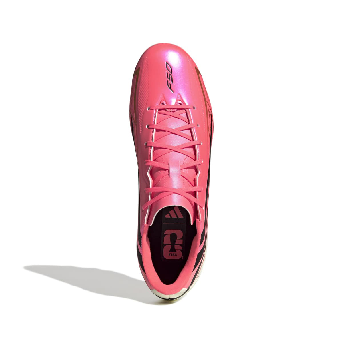 Adidas F50 Hyperfast Club Fg/Mg Erkek Pembe Krampon görsel 3