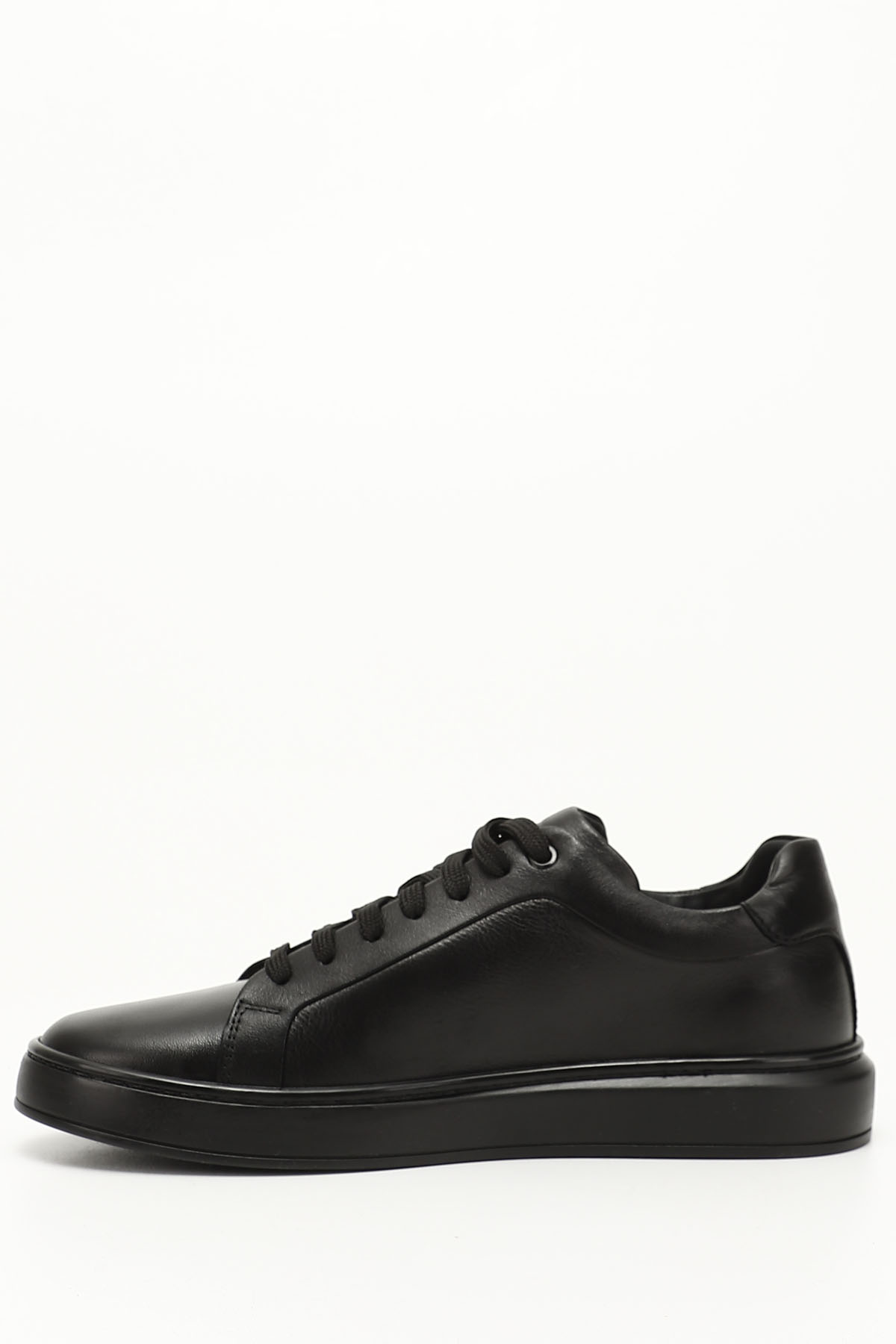 GÖNDERİ(R) ZÜMRÜT-SİYAH Platinum Hakiki Deri Bağcıklı Erkek Günlük Sneaker 31641 görsel 3
