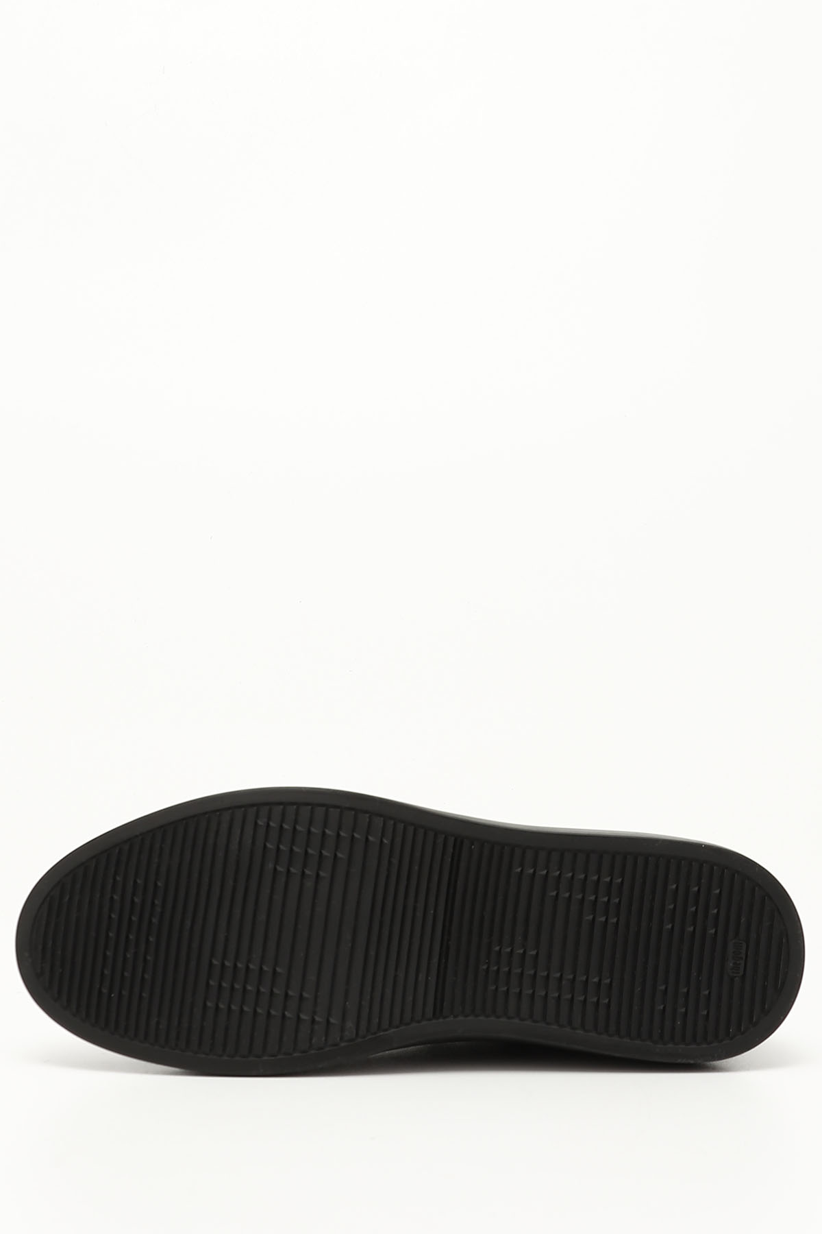 GÖNDERİ(R) ZÜMRÜT-SİYAH Platinum Hakiki Deri Bağcıklı Erkek Günlük Sneaker 31641 görsel 4