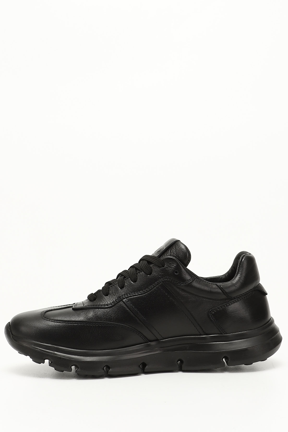 GÖNDERİ(R) ZÜMRÜT-SİYAH Platinum Hakiki Deri Bağcıklı Erkek Günlük Sneaker 31690 görsel 3