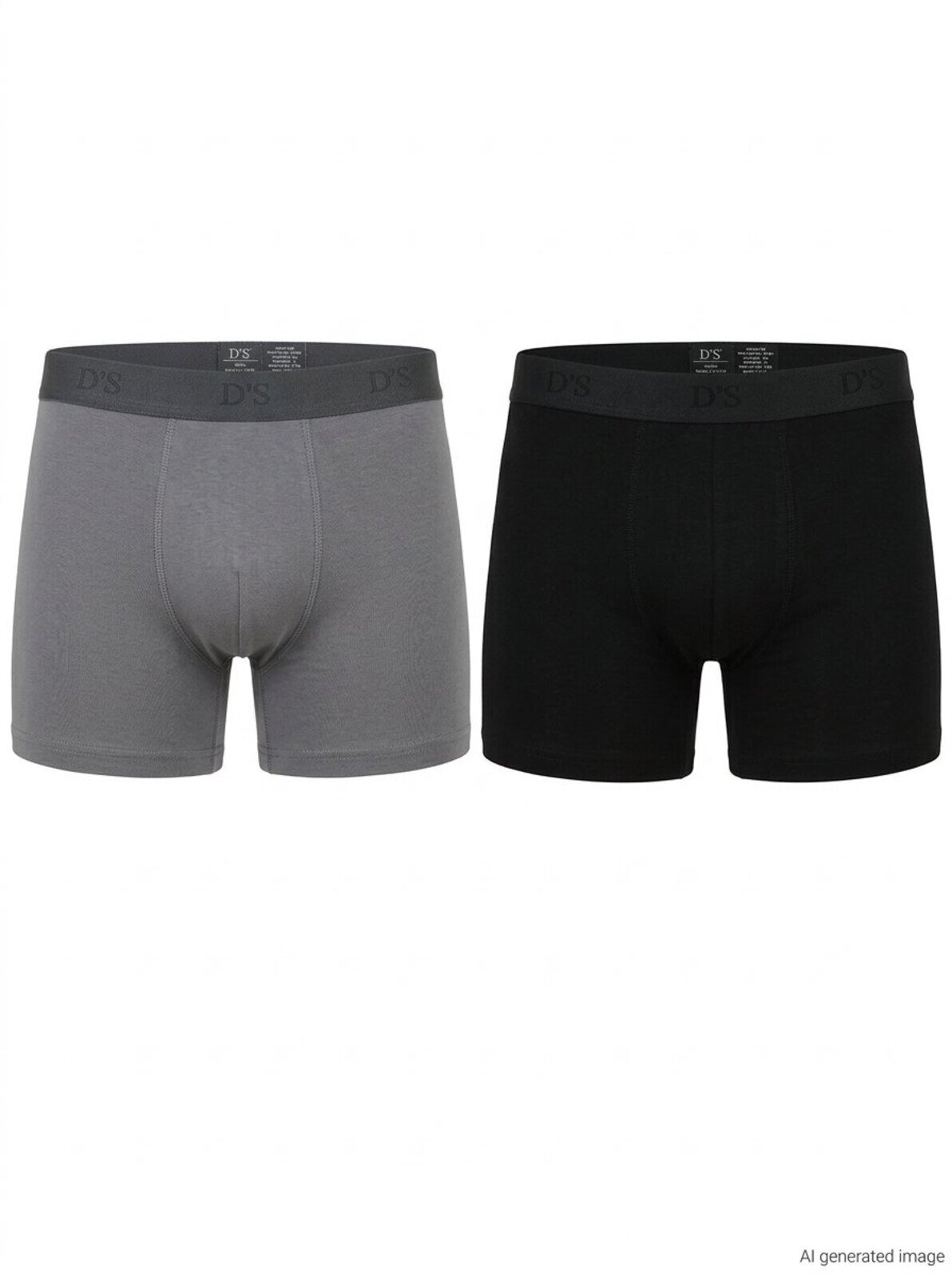 D'S damat DS Damat Boxer Set SİYAH-GRİ