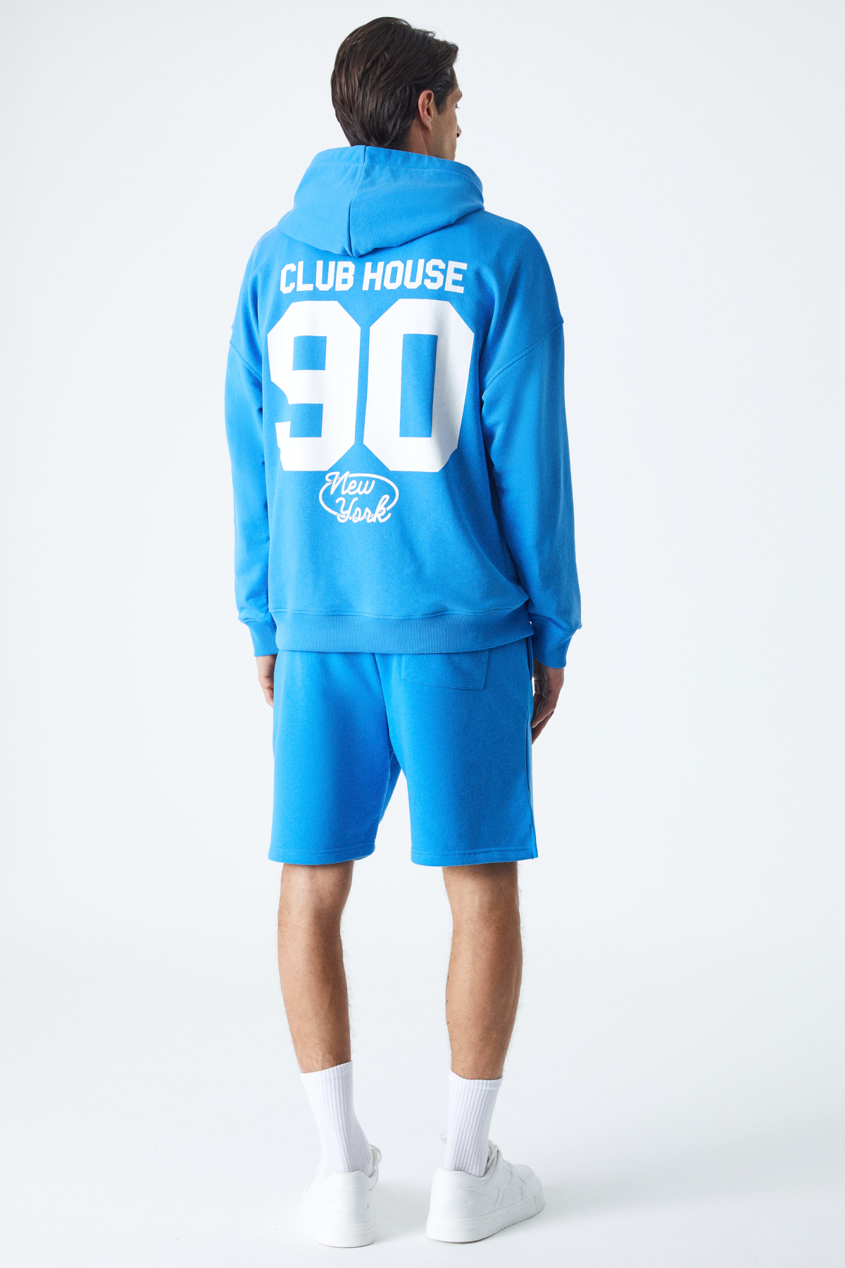 GRIMELANGE AGASSI Erkek Yumuşacık Kumaşlı SAKS Sweatshirt görsel 7