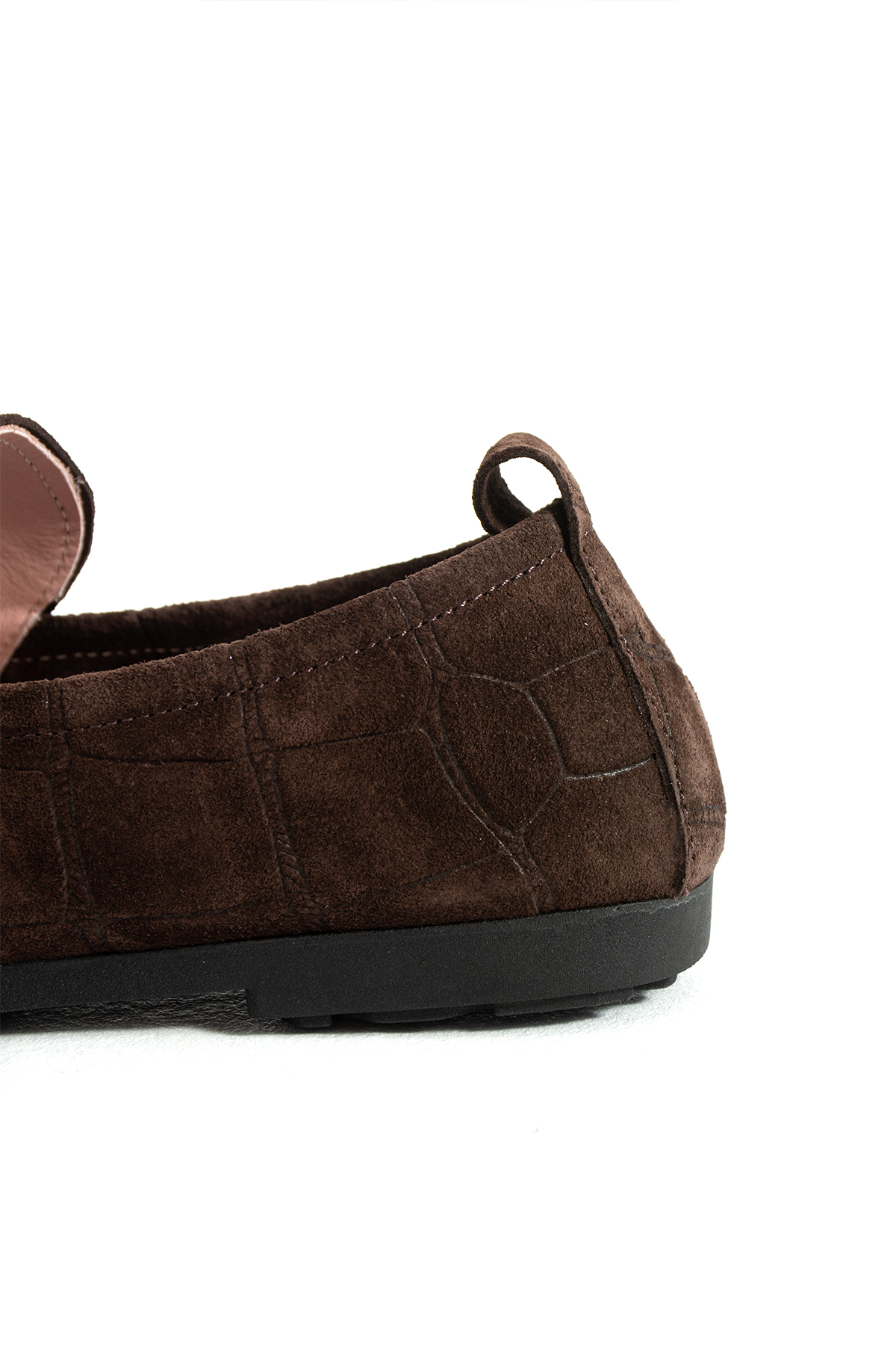 DUXAL SHOES Harrison Lüks Hakiki Süet Deri Desenli Esnek Taban Günlük Rahat Ayakkabı Loafer görsel 5