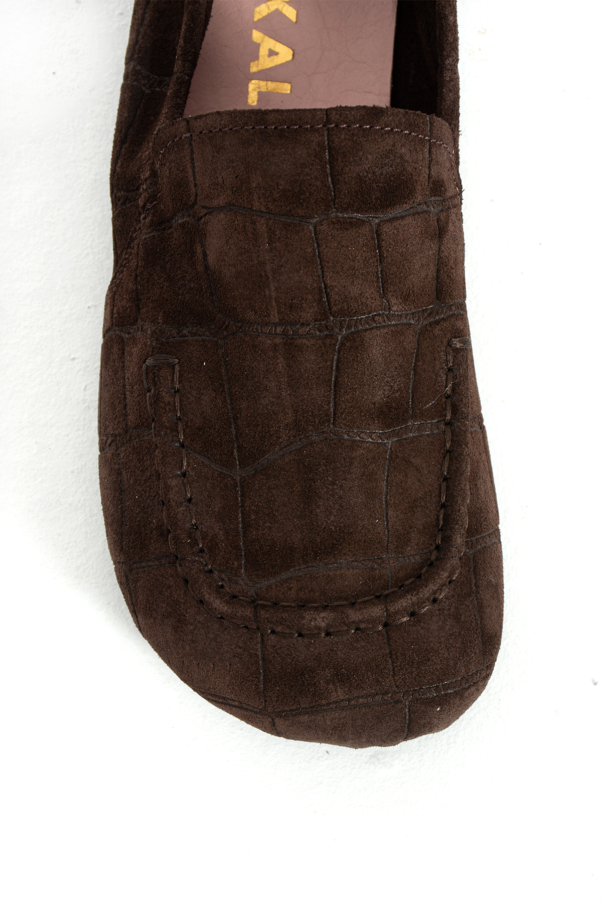 DUXAL SHOES Harrison Lüks Hakiki Süet Deri Desenli Esnek Taban Günlük Rahat Ayakkabı Loafer görsel 6