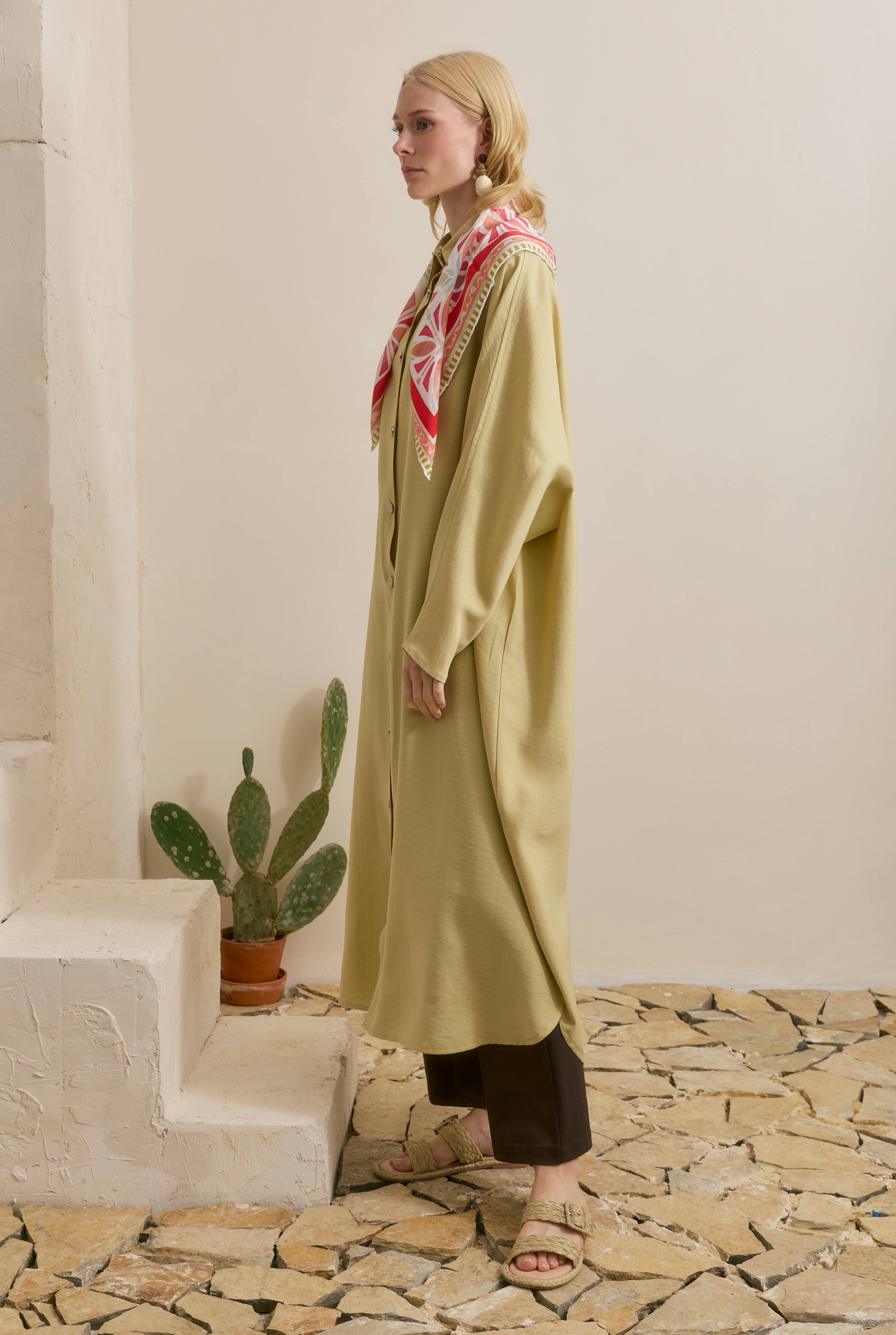 HE-QA Midi Abaya Bal Köpüğü görsel 2