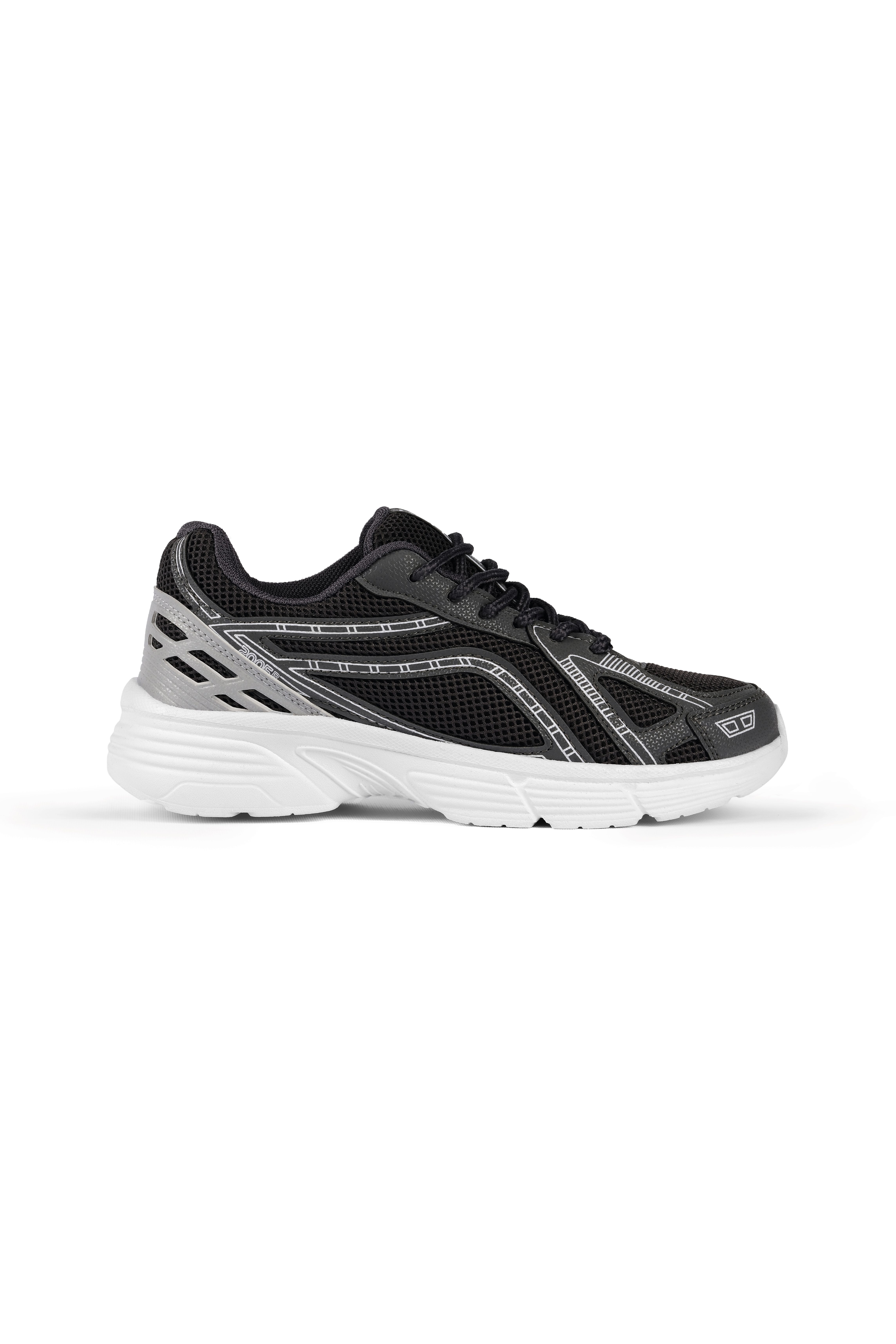 TONNY BLACK Kadın Füme Termo Taban Konforlu Bağcıklı Sneaker