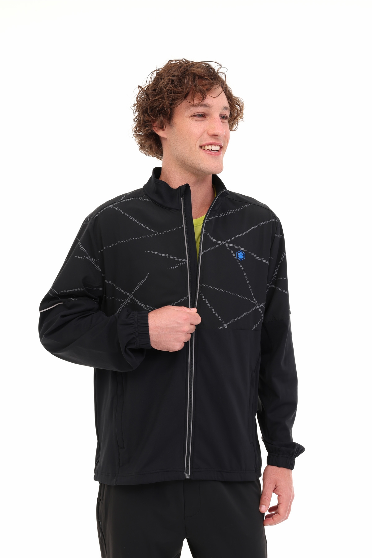 Lumberjack ML CUMIC 18M-PRF1-07 5PR Siyah Erkek Fermuarlı Sweatshirt Hırka