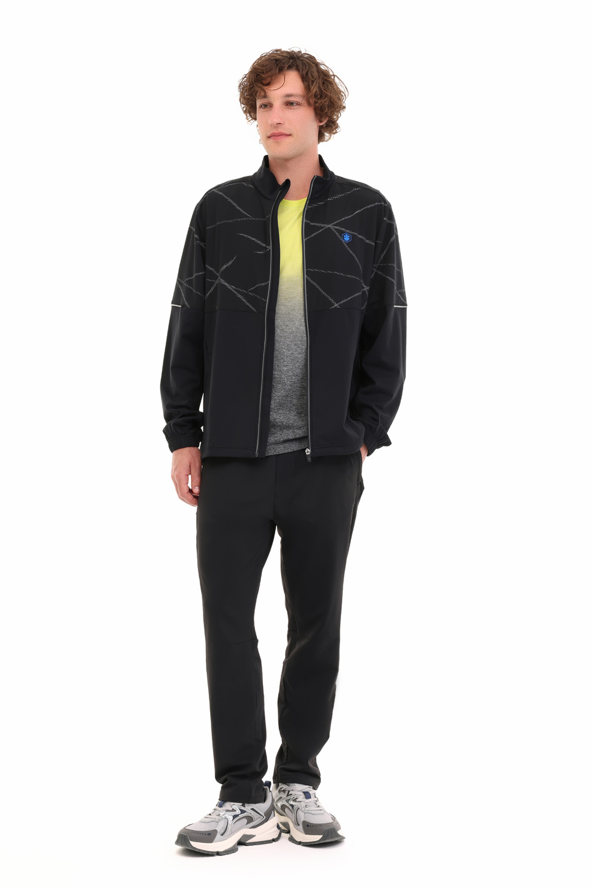 Lumberjack ML CUMIC 18M-PRF1-07 5PR Siyah Erkek Fermuarlı Sweatshirt Hırka görsel 3