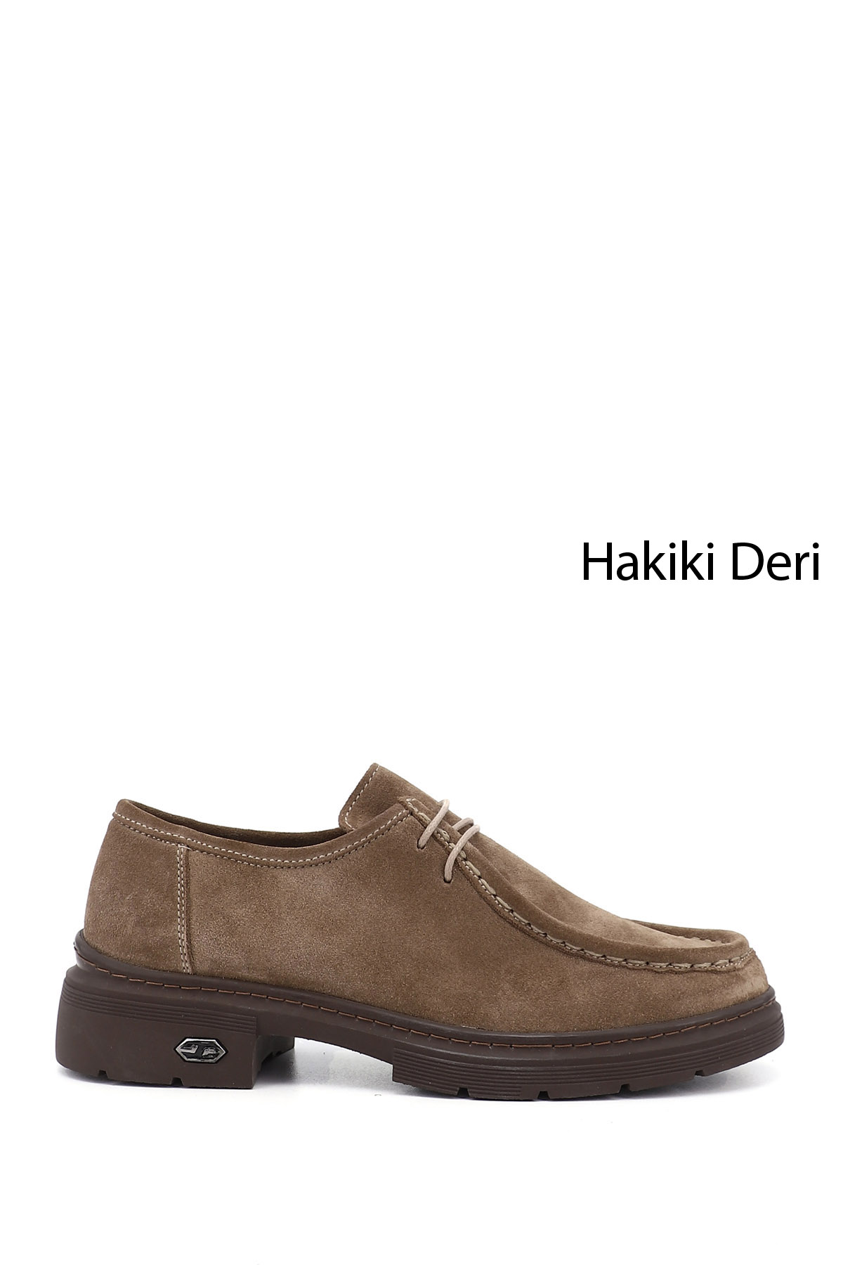 GÖNDERİ(R) Kadın VİZON Bağcıklı Hakiki Deri Comfort Ayakkabı