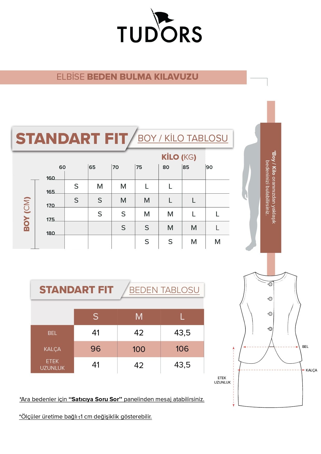 TUDORS Kadın Standart Fit Normal Kesim Bisiklet Yaka Elastanlı Kahverengi Kolsuz Yelek Mini Etek Takım görsel 8