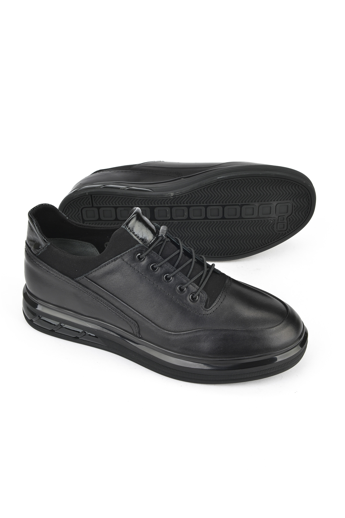 Ziya Ayakkabı Erkek Hakiki Deri Sneaker 153498Z1760 Siyah görsel 4