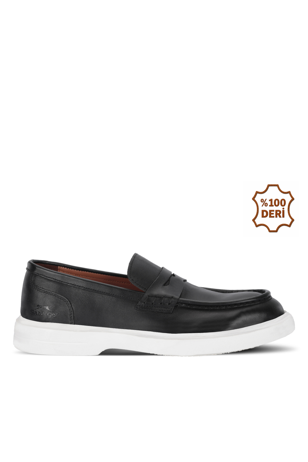 SLAZENGER YORK I Erkek Deri Siyah Comfort