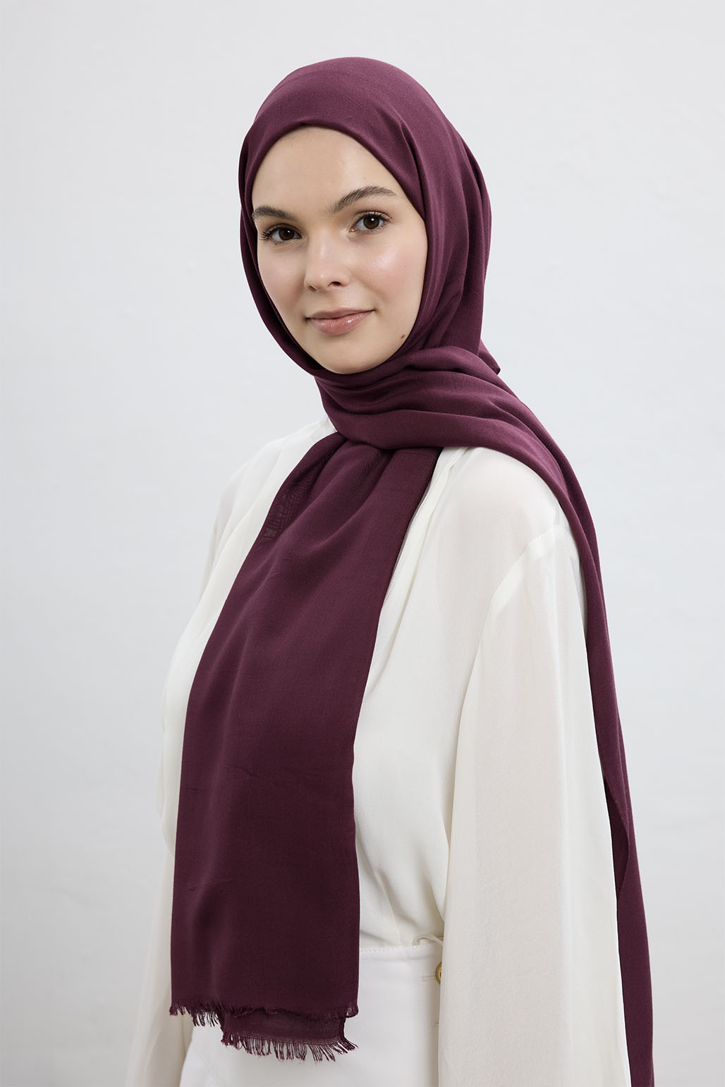 QEF Modal Şal Mürdüm
