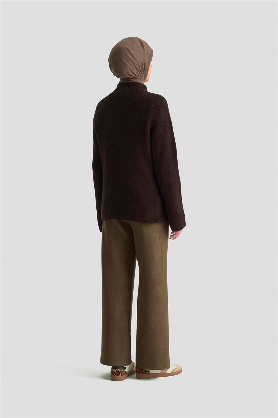 ARMİNE Düz Triko 25Kd6001 Siyah görsel 5