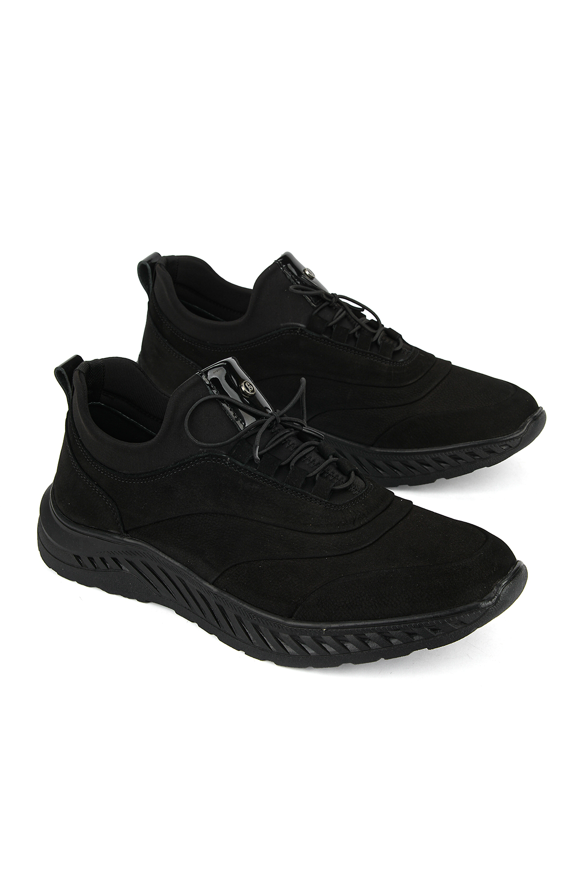 Ziya Ayakkabı Erkek Hakiki Deri Sneaker 1631037Z241012 Siyah görsel 4