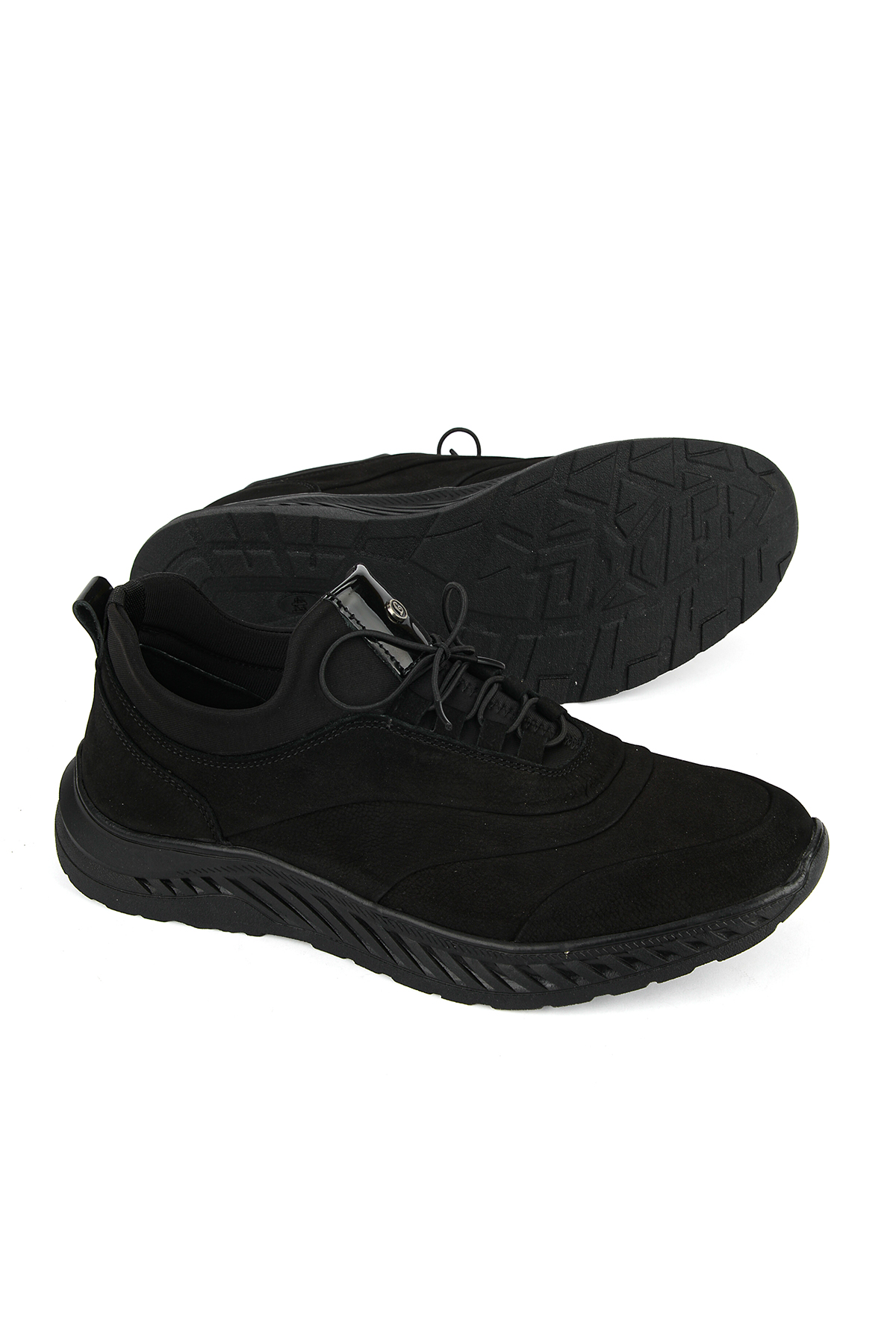 Ziya Ayakkabı Erkek Hakiki Deri Sneaker 1631037Z241012 Siyah görsel 6