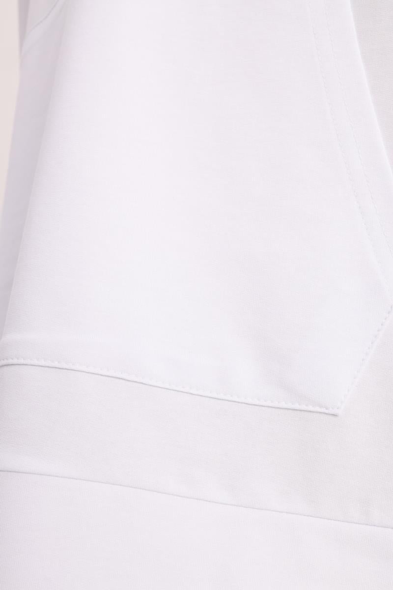 ALLDAY Beyaz Kapüşonlu Kanguru Cepli Sweatshirt görsel 5