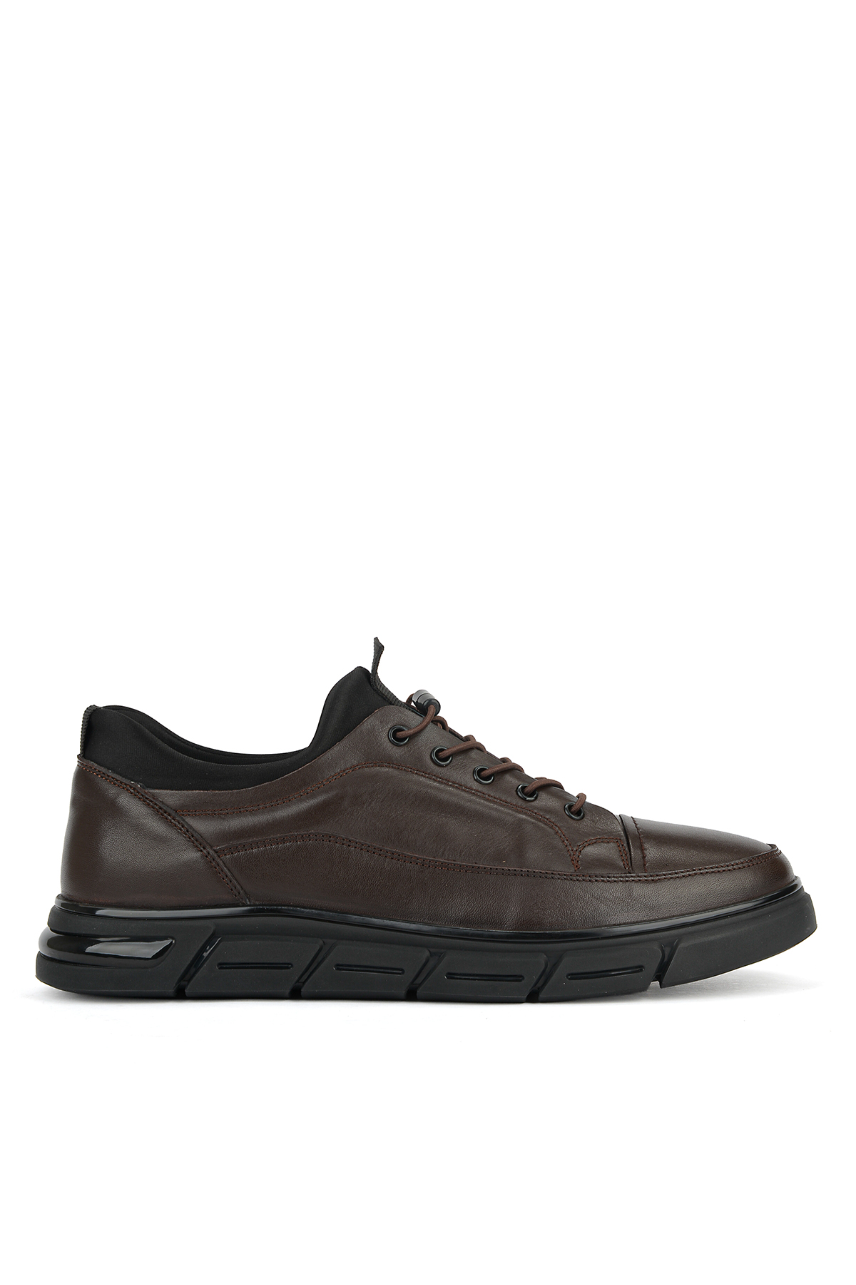 Ziya Ayakkabı Erkek Hakiki Deri Sneaker 1631053Z1822 Kahve