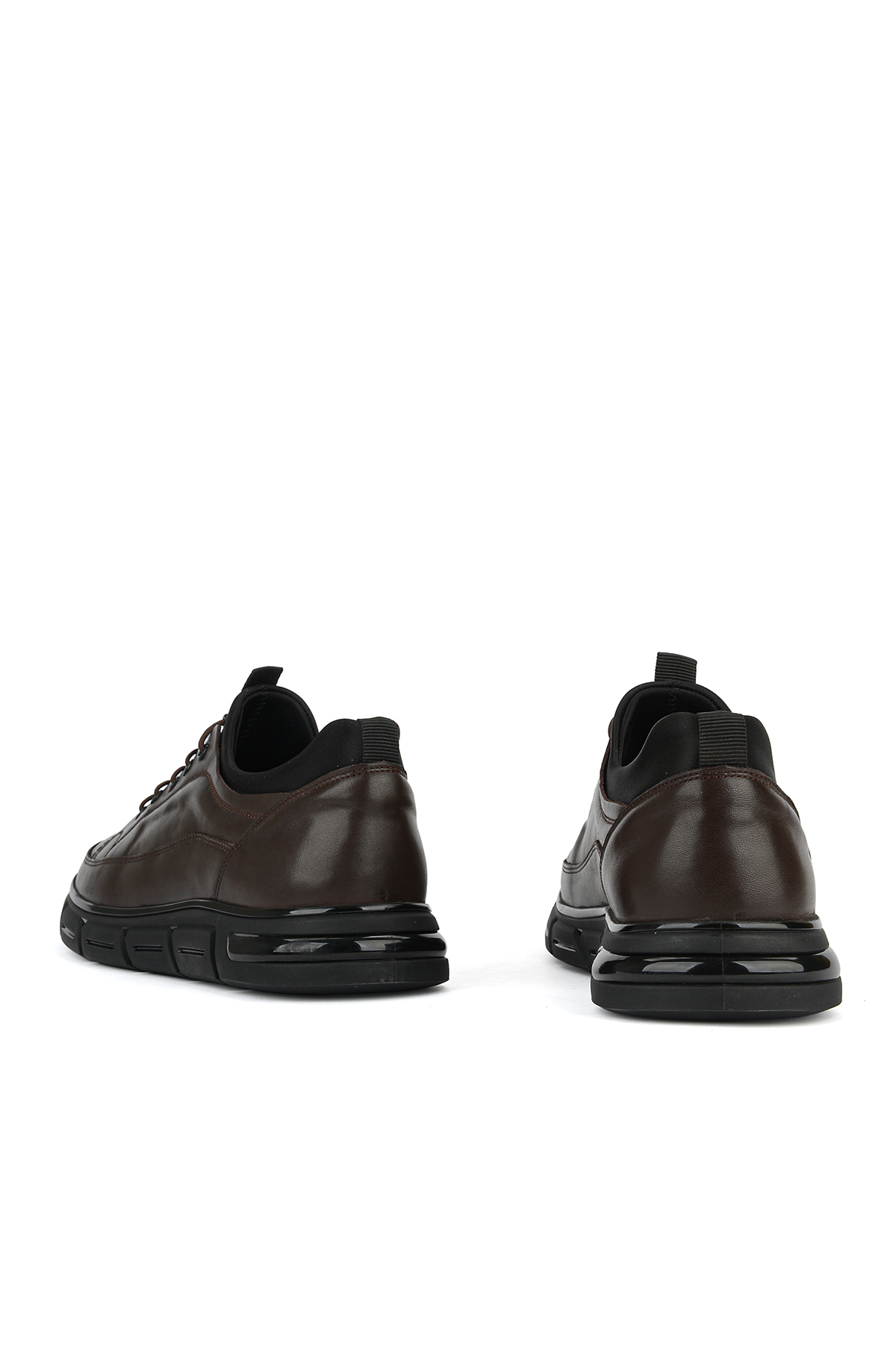 Ziya Ayakkabı Erkek Hakiki Deri Sneaker 1631053Z1822 Kahve görsel 3