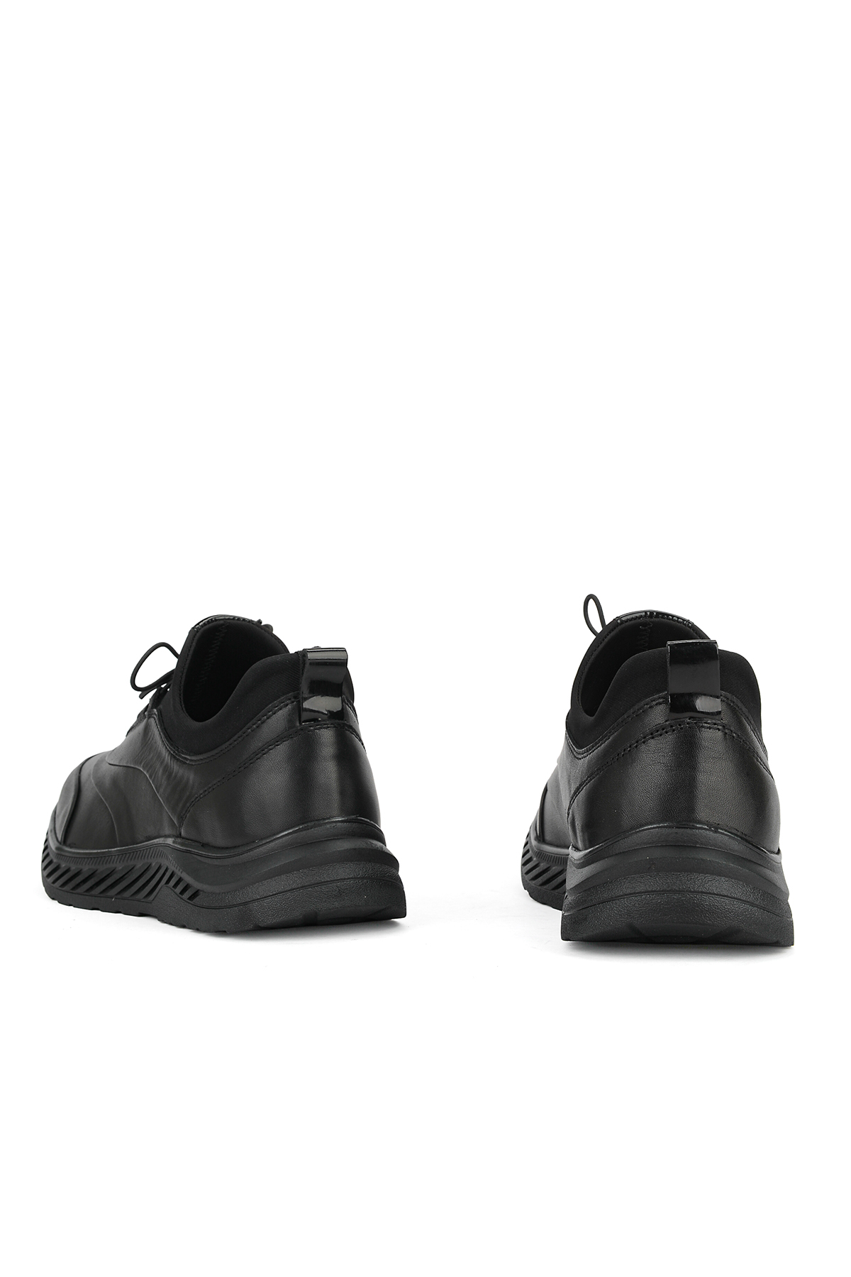 Ziya Ayakkabı Erkek Hakiki Deri Sneaker 1631037Z24101 Siyah görsel 5