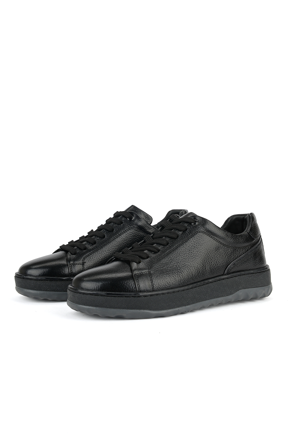 Ziya Ayakkabı Erkek Hakiki Deri Sneaker 1631064ZOZY34 Siyah görsel 5