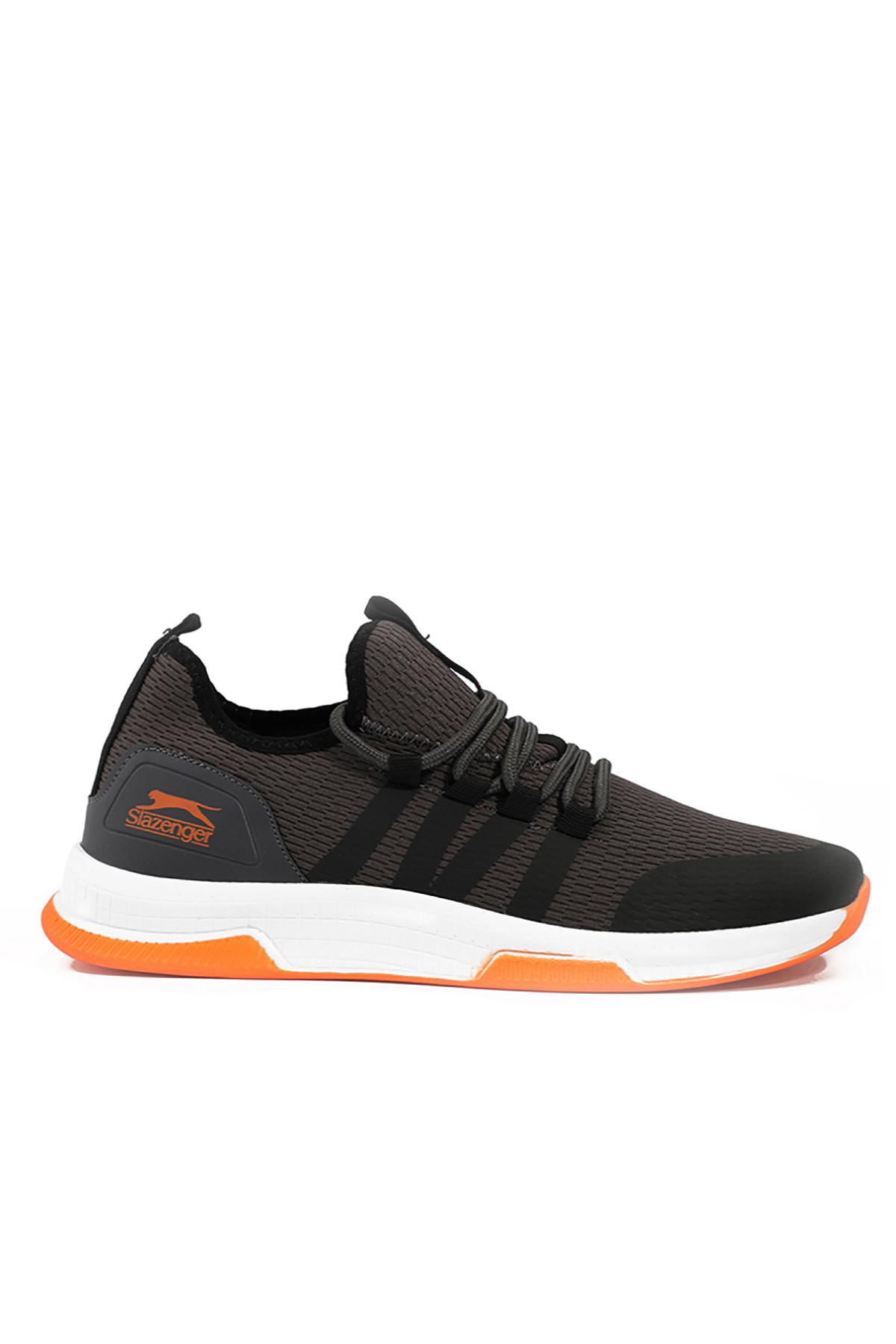 SLAZENGER TUESDAY I Kadın Sneaker Ayakkabı Koyu Gri / Turuncu