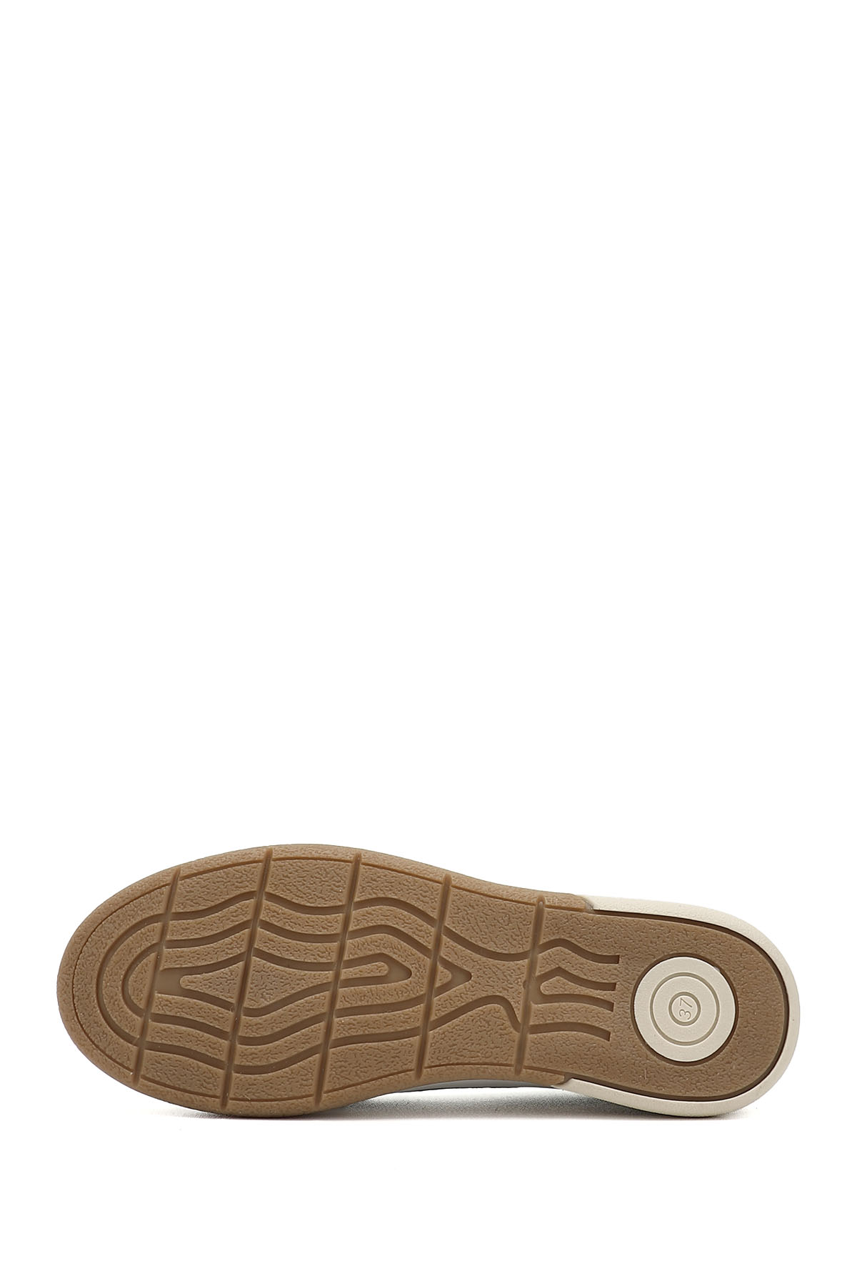 GÖNDERİ(R) Kadın BEYAZ-AÇIK GRİ Rok Hakiki Deri Comfort Loafer görsel 4