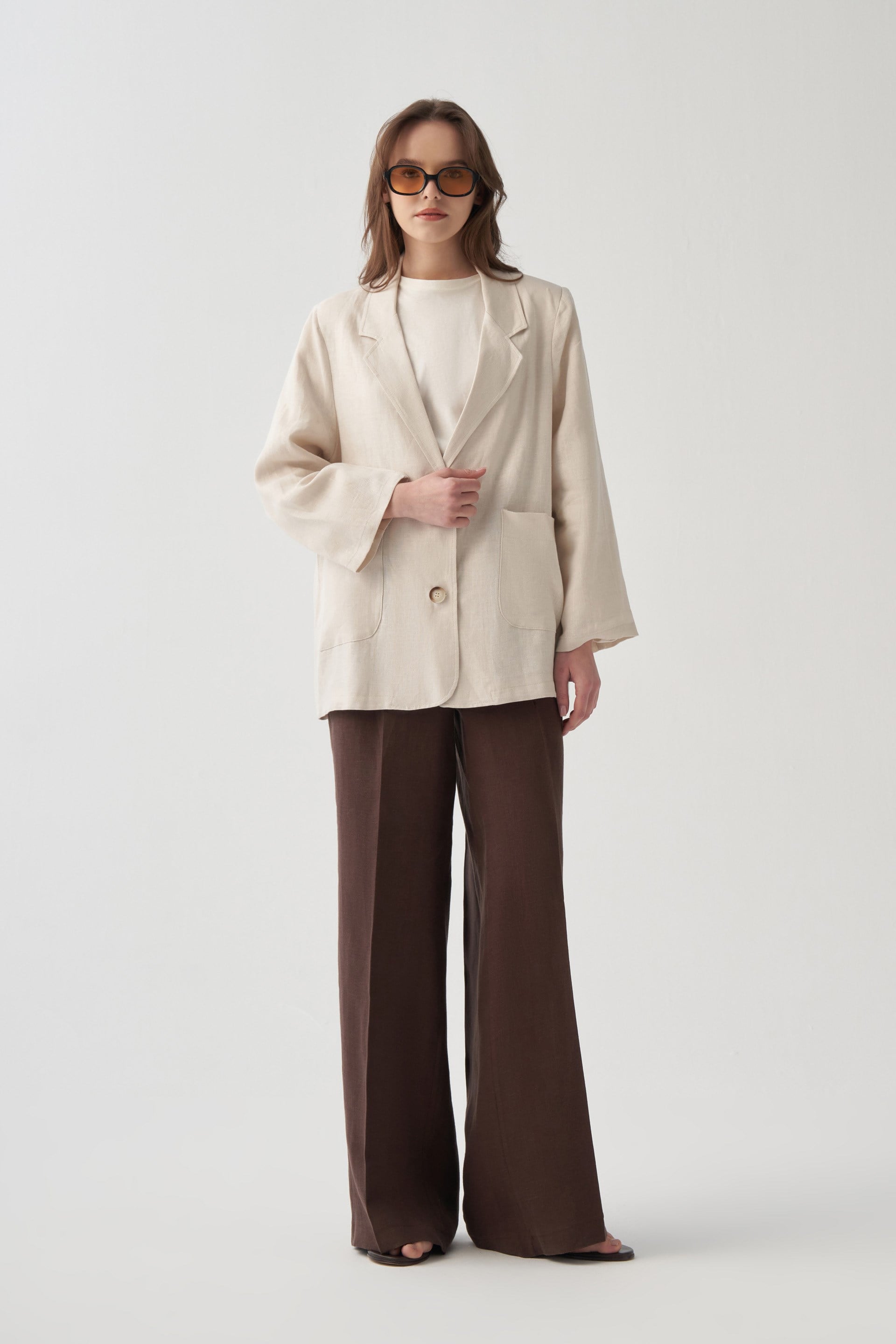 ALLDAY Taş-Keten Blazer Ceket
