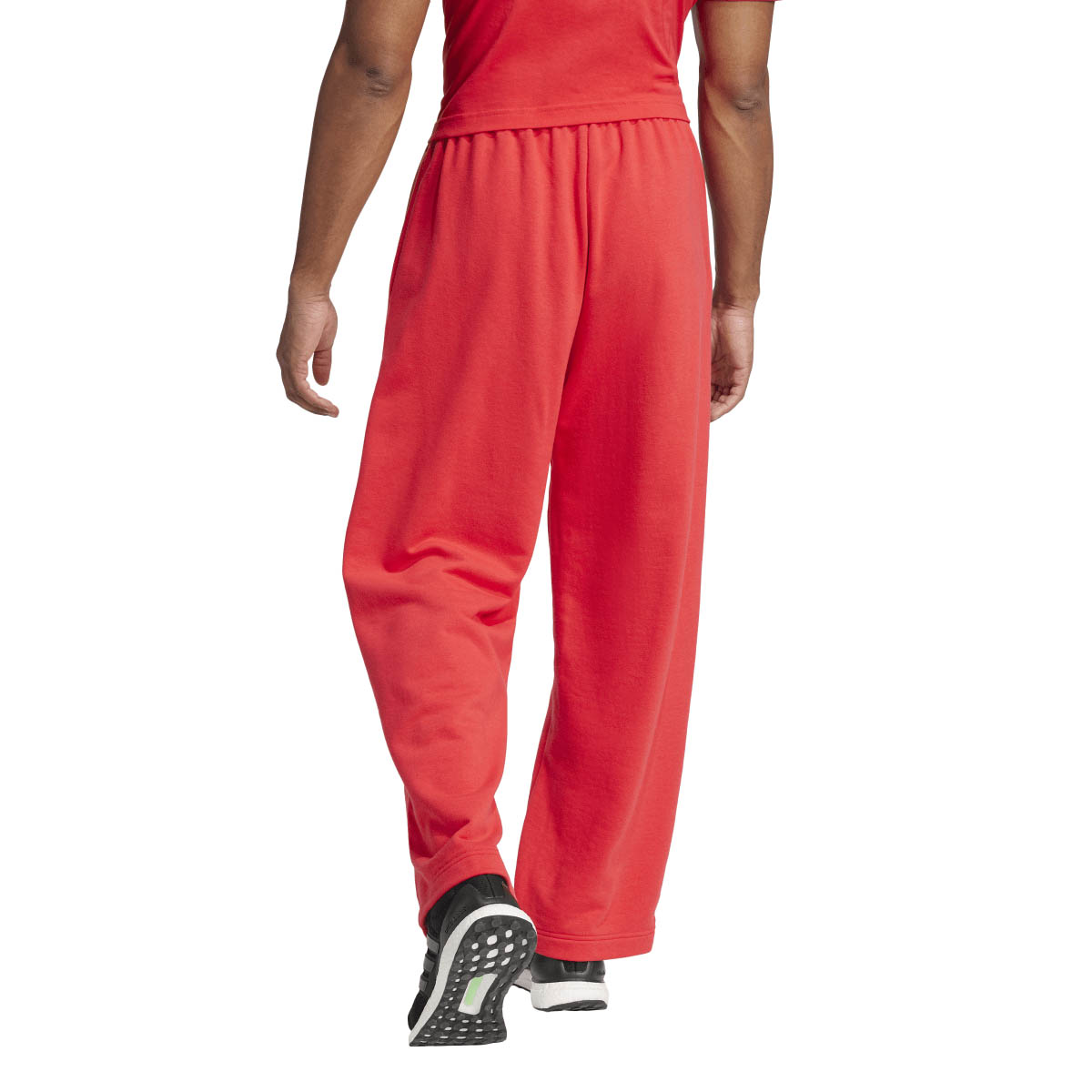 Adidas Wide Pant Ft Erkek Kırmızı Eşofman Altı görsel 4