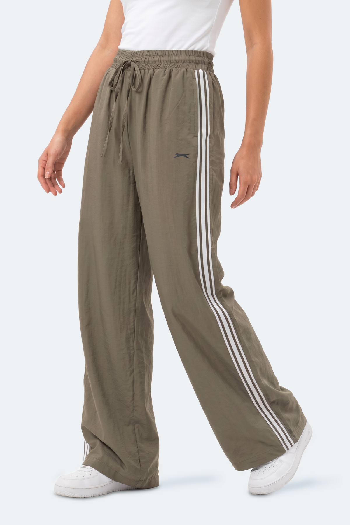 SLAZENGER STARLIGHT IN Kadın Bol Paça Haki Eşofman Altı