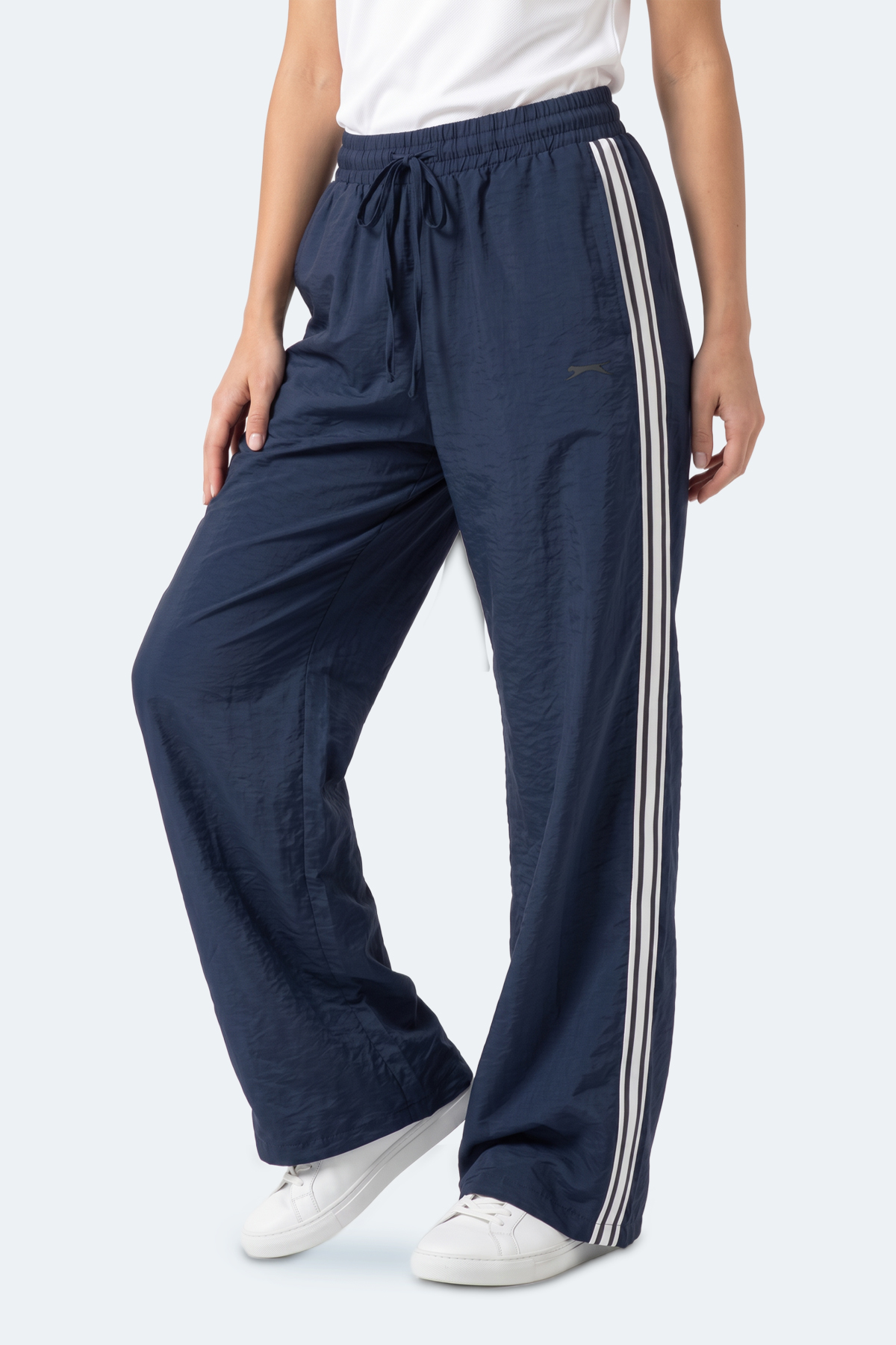 SLAZENGER STARLIGHT IN Kadın Bol Paça Lacivert Eşofman Altı görsel 6