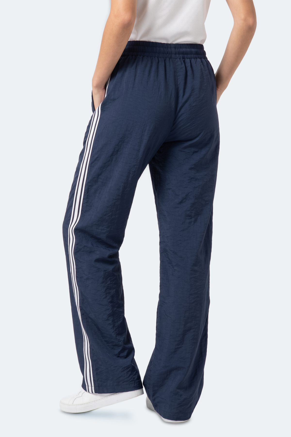 SLAZENGER STARLIGHT IN Kadın Bol Paça Lacivert Eşofman Altı görsel 8