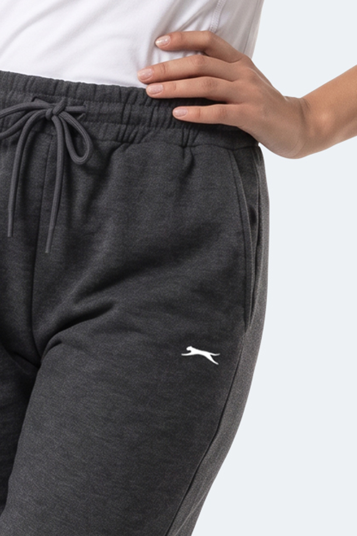 SLAZENGER MONESA I Kadın Antrasit Eşofman Altı görsel 4