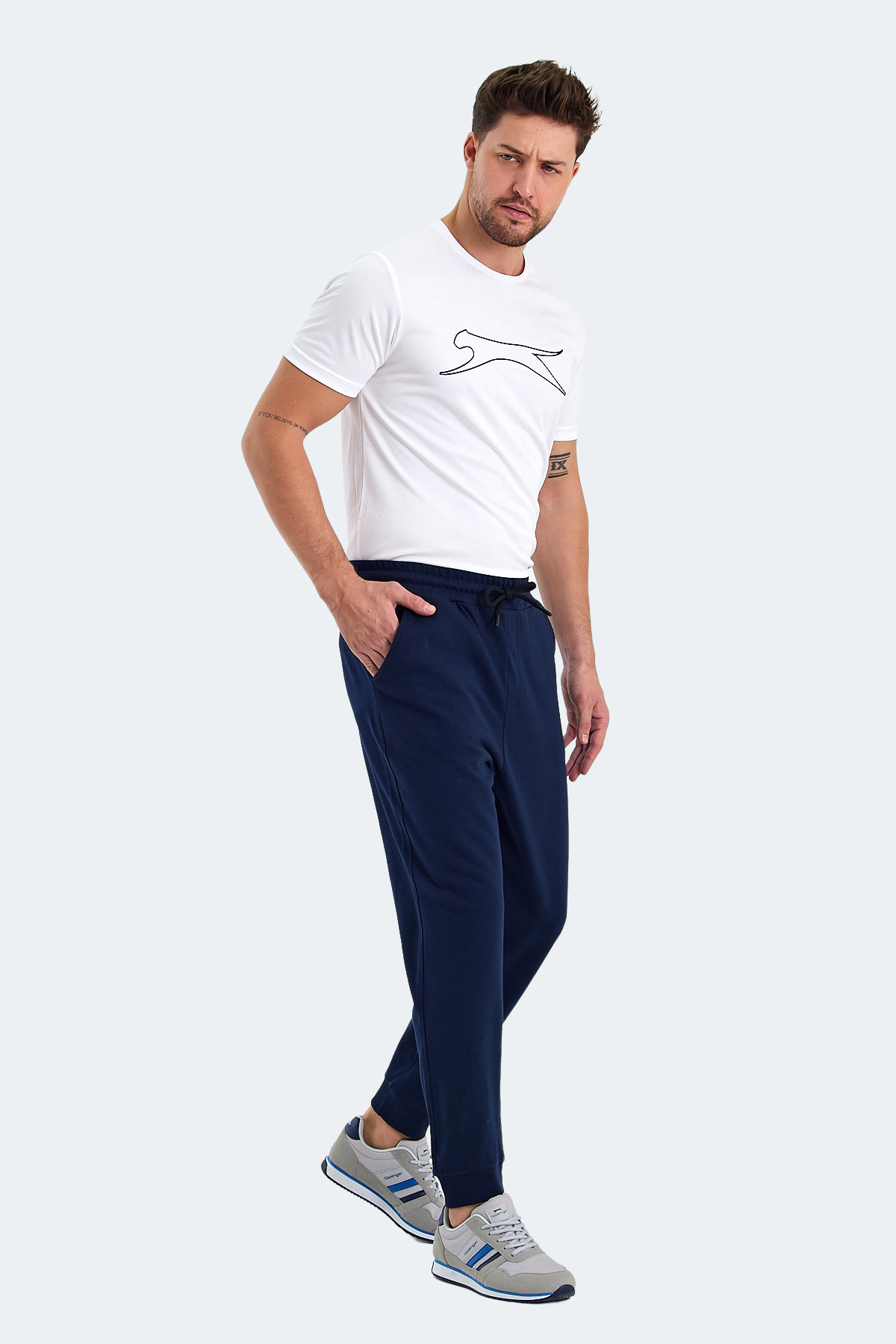 SLAZENGER ONIONIX I Erkek Jogger Eşofman Altı Lacivert görsel 7