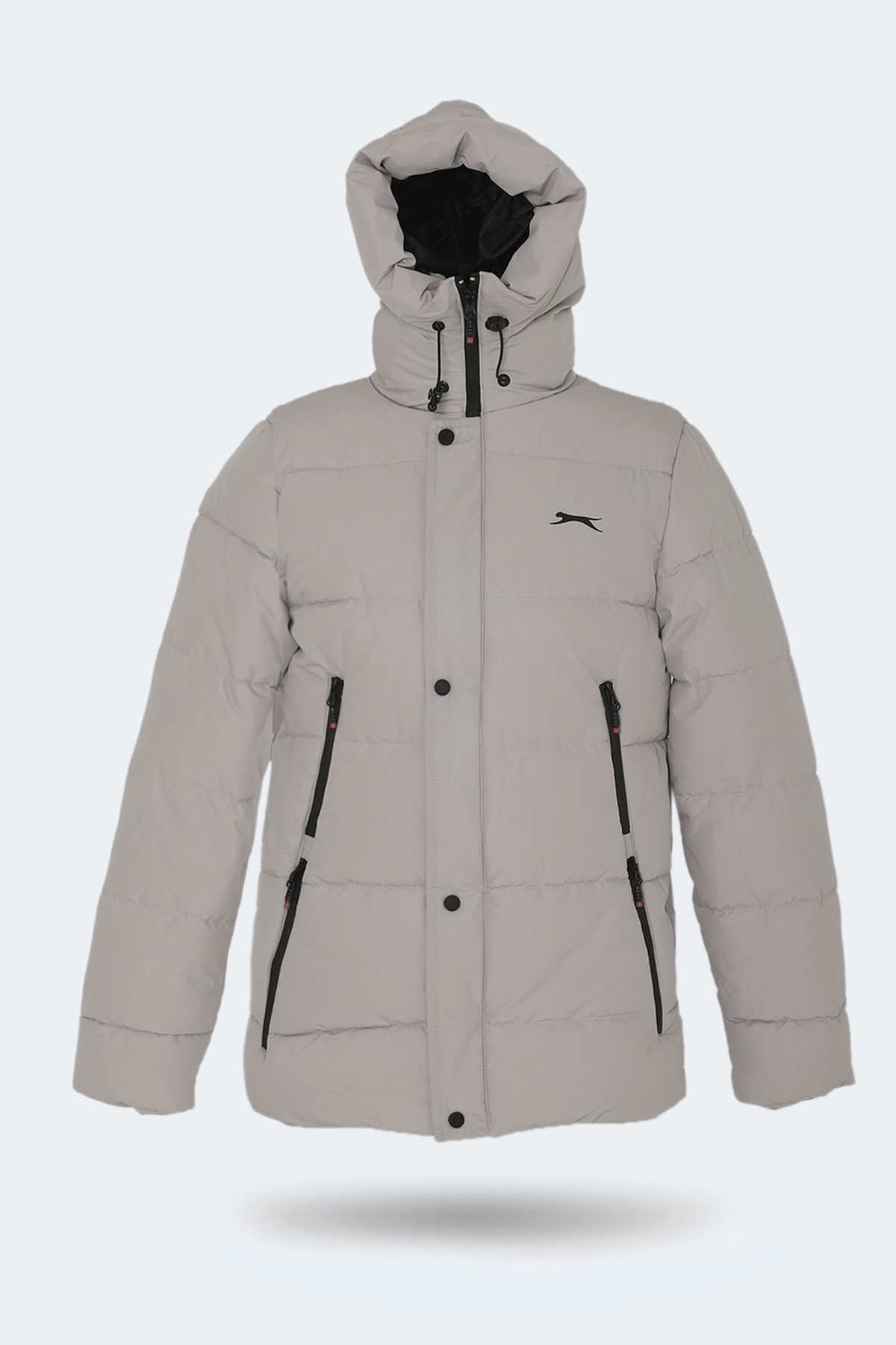SLAZENGER GAFAR Erkek Mont Büyük Beden Şişme Mont Bej