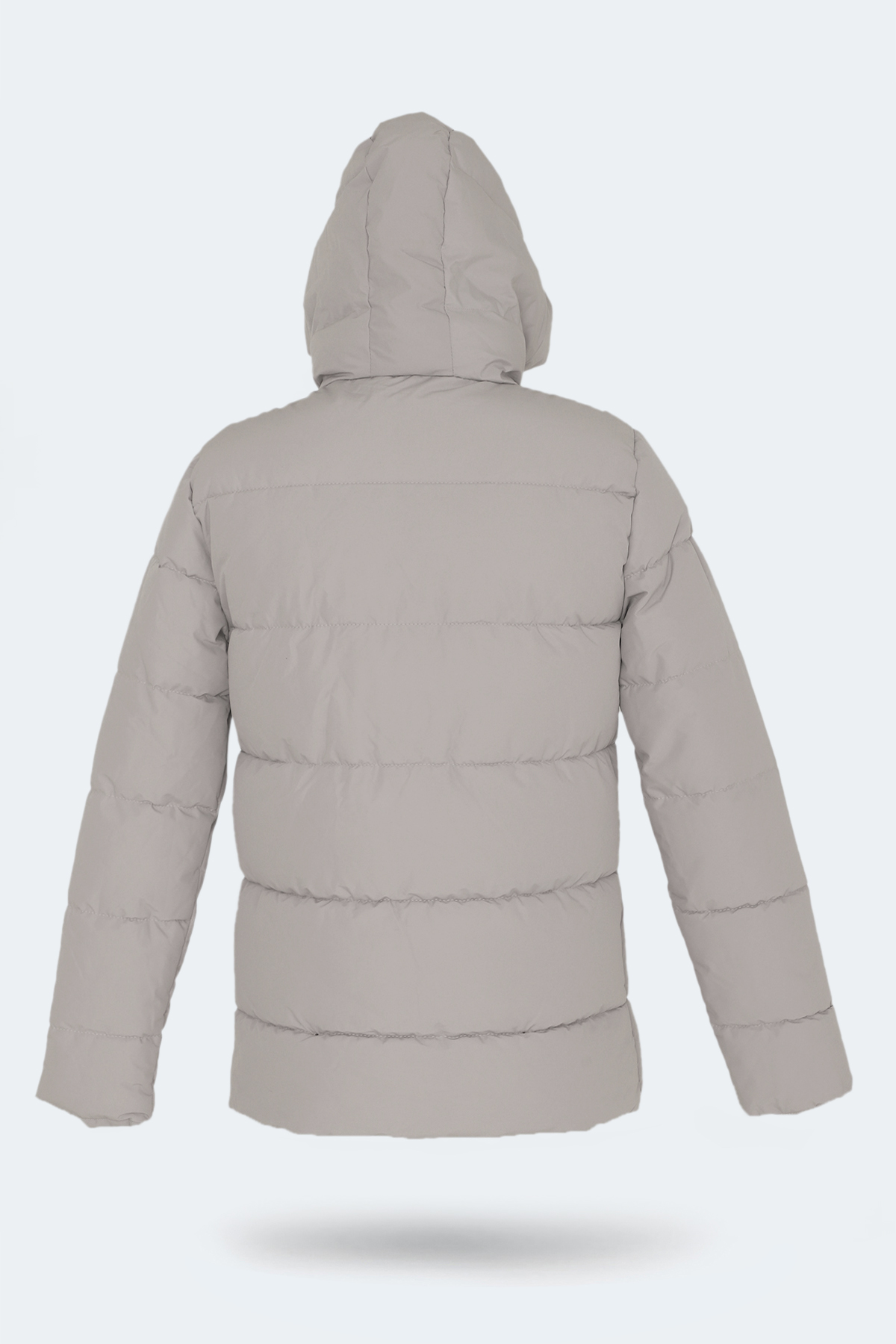 SLAZENGER GAFAR Erkek Mont Büyük Beden Şişme Mont Bej görsel 2